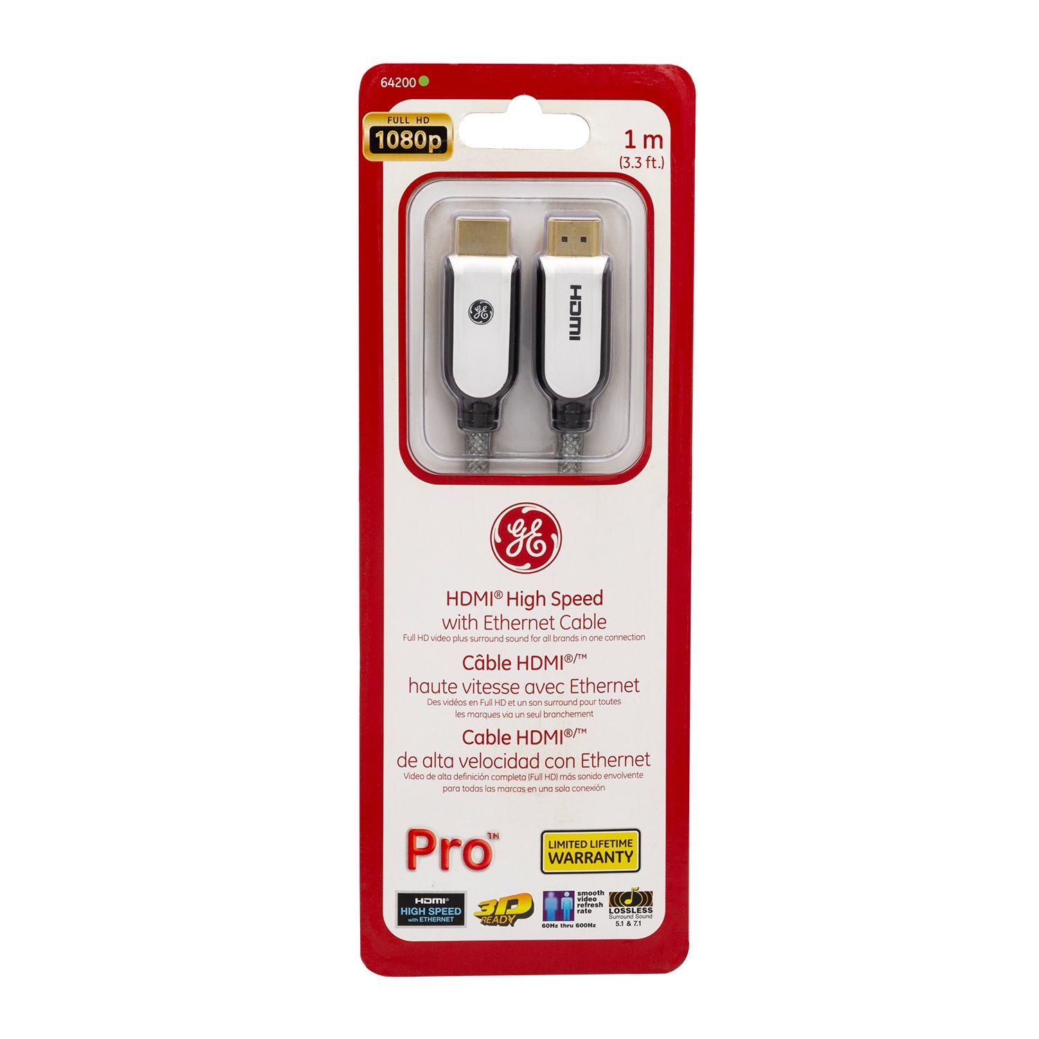 CABLE HDMI 1 MT PRO SERIES GENERAL ELECTRIC-2