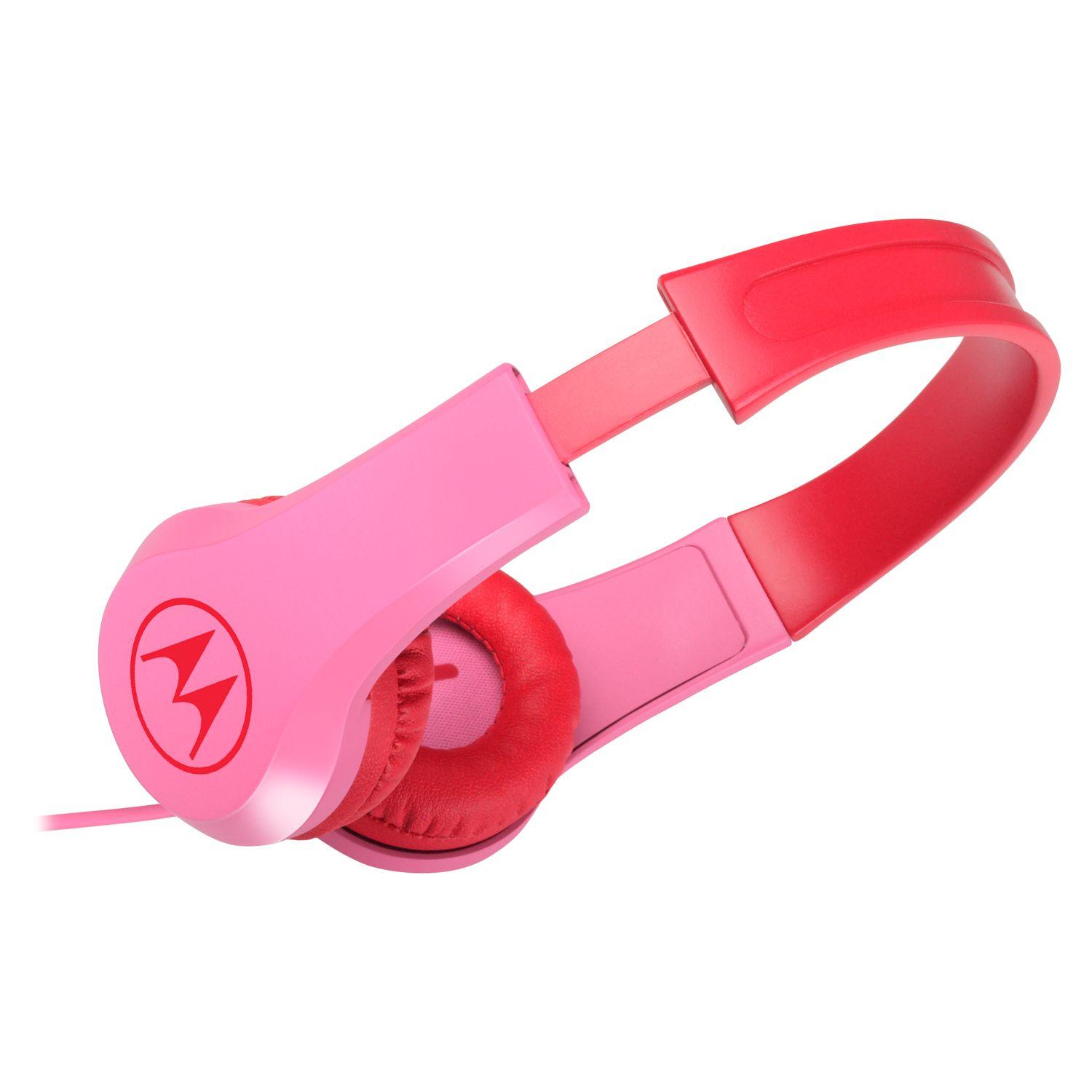 Sh027 Pk Audifono M/libres Motorola Squads 200 Rosado Open box-3