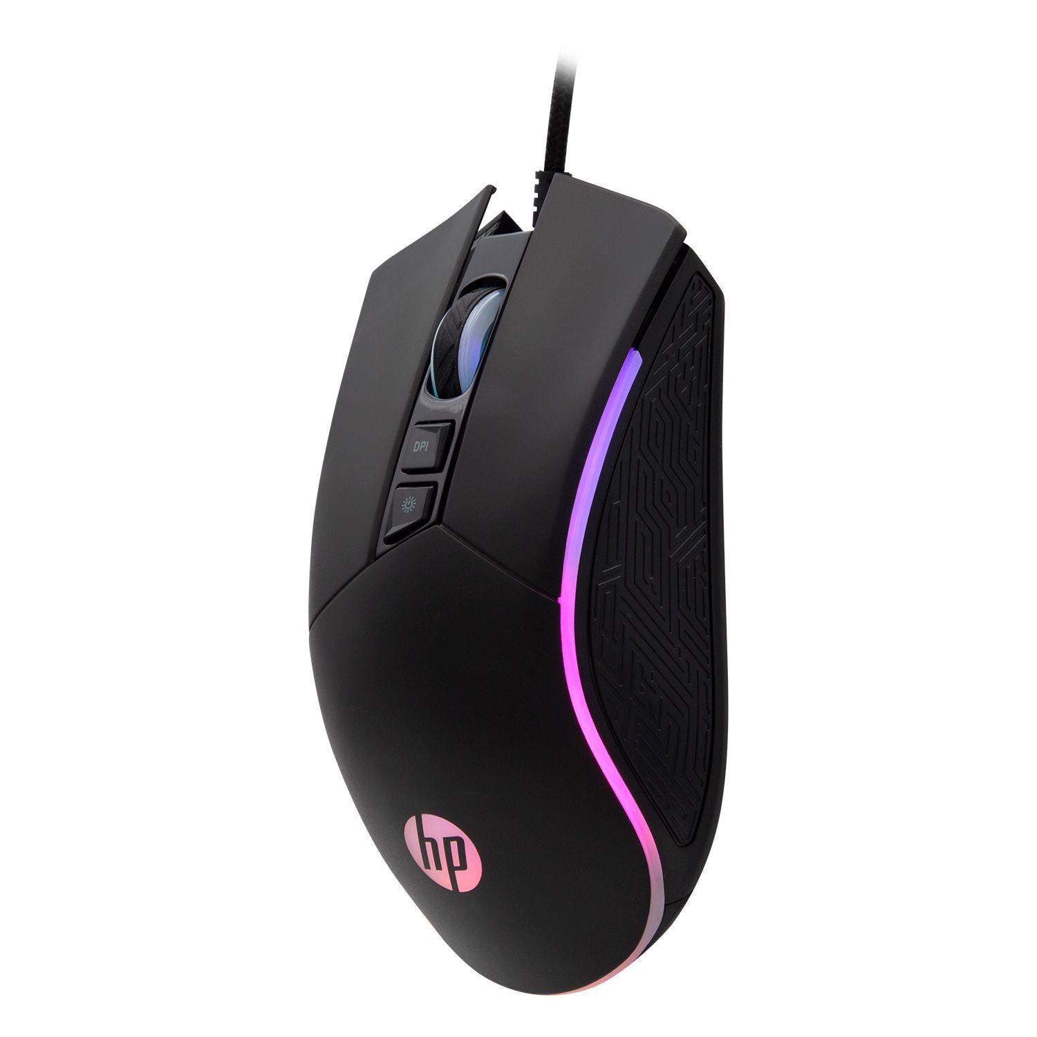 MOUSE ALÁMBRICO HP RGB M220-2