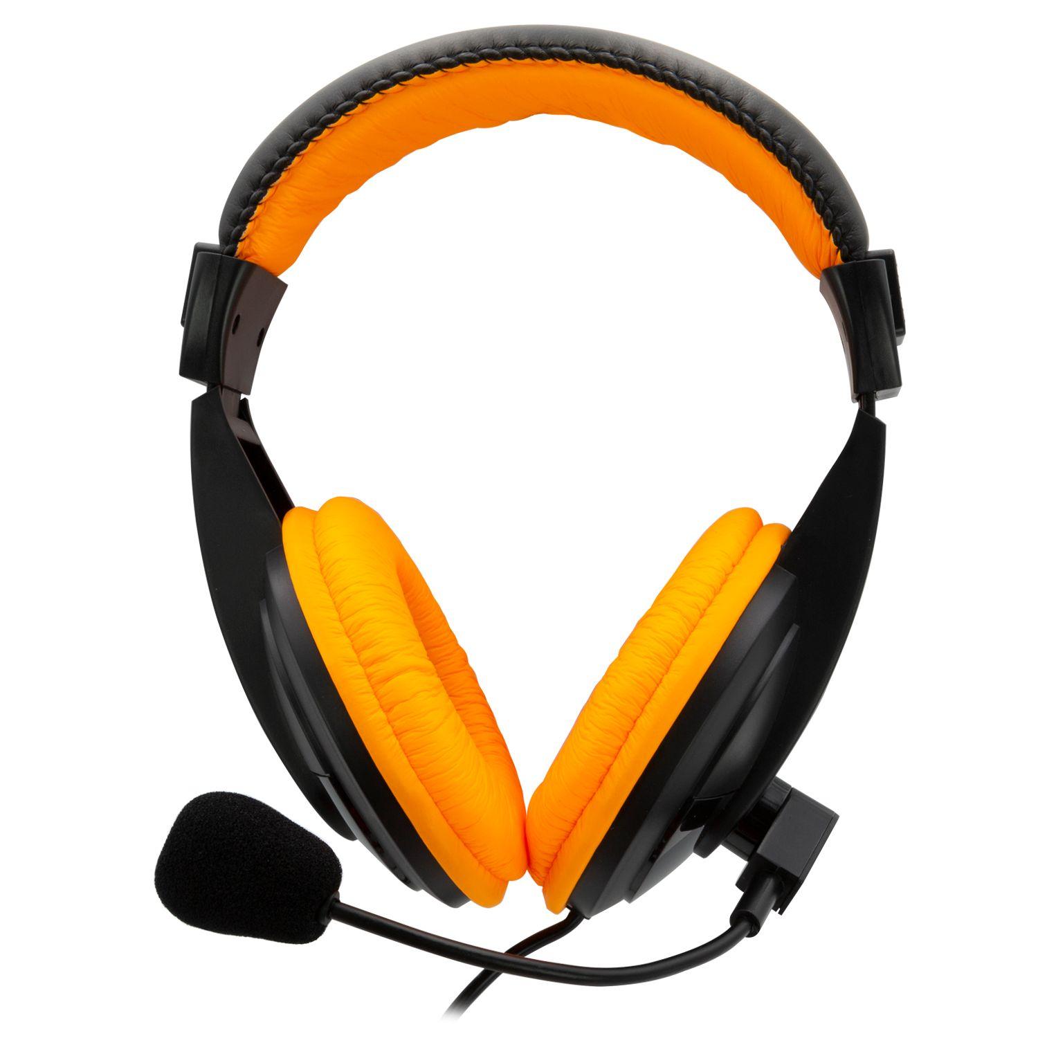 550RG HEADSET GAMER MONSTER LOUD ORANGE Open box-3