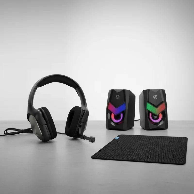 Kit Gamer HP con Audio y Pad Multicolor HP440-2
