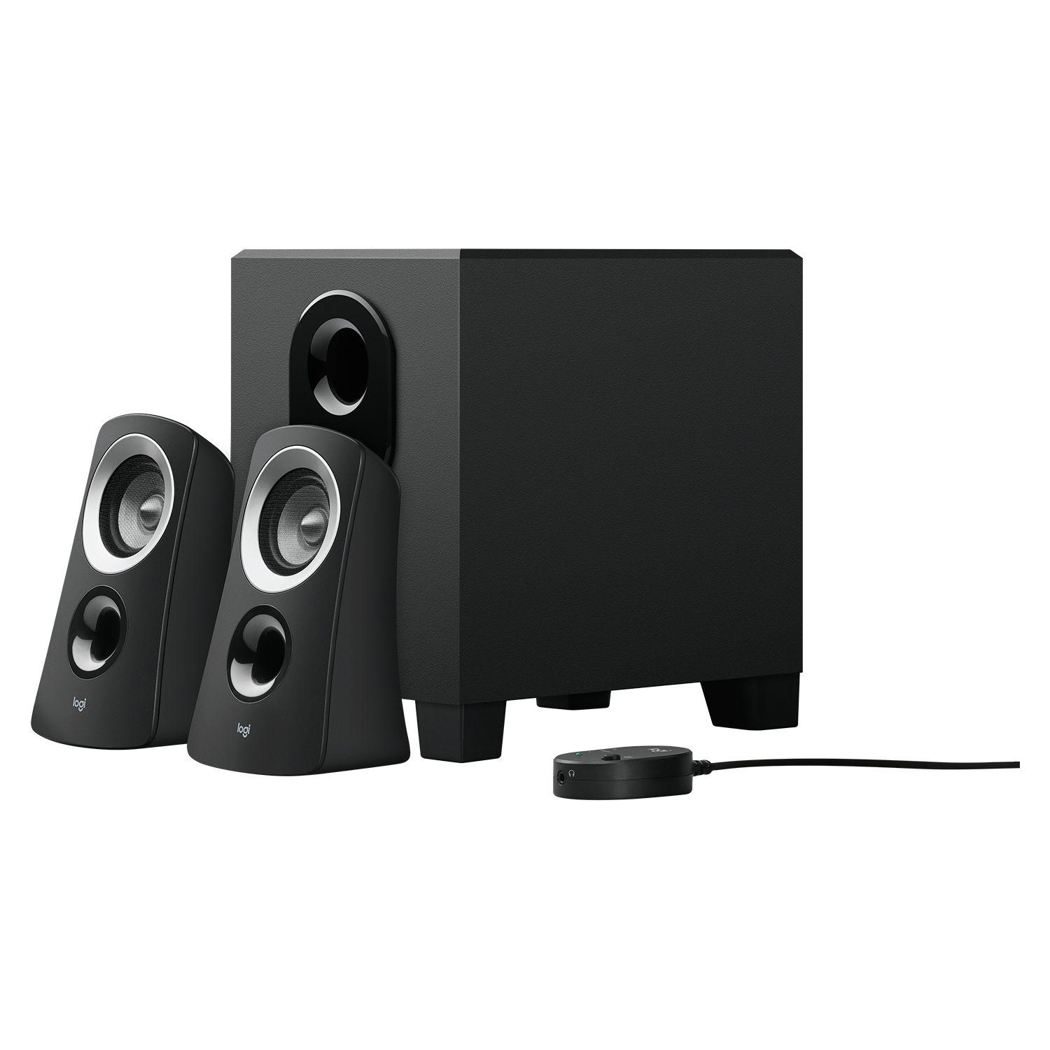 Parlantes Logitech Z313 2.1 (3,5 mm) (980-000664)-0