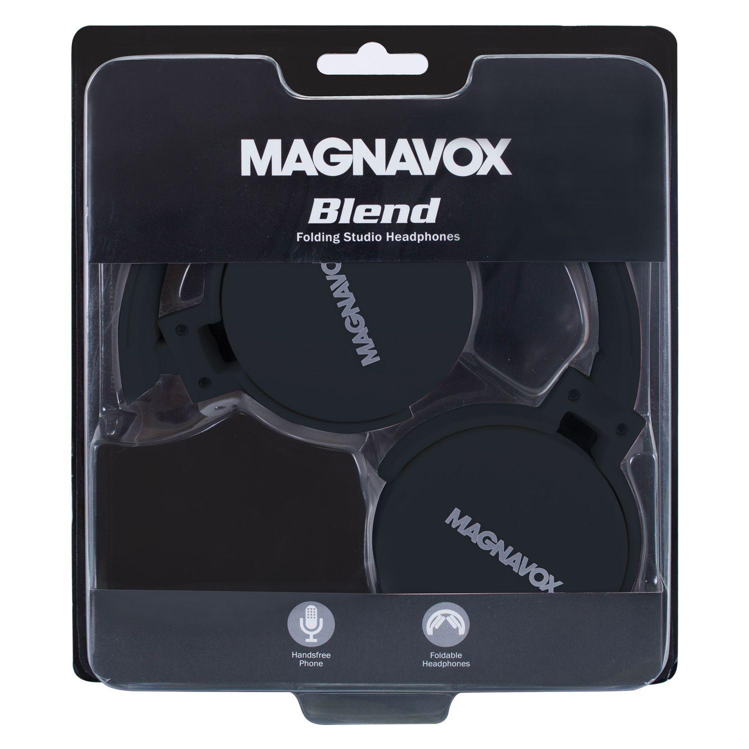 AUDÍFONOS MAGNAVOX NEGRO-1
