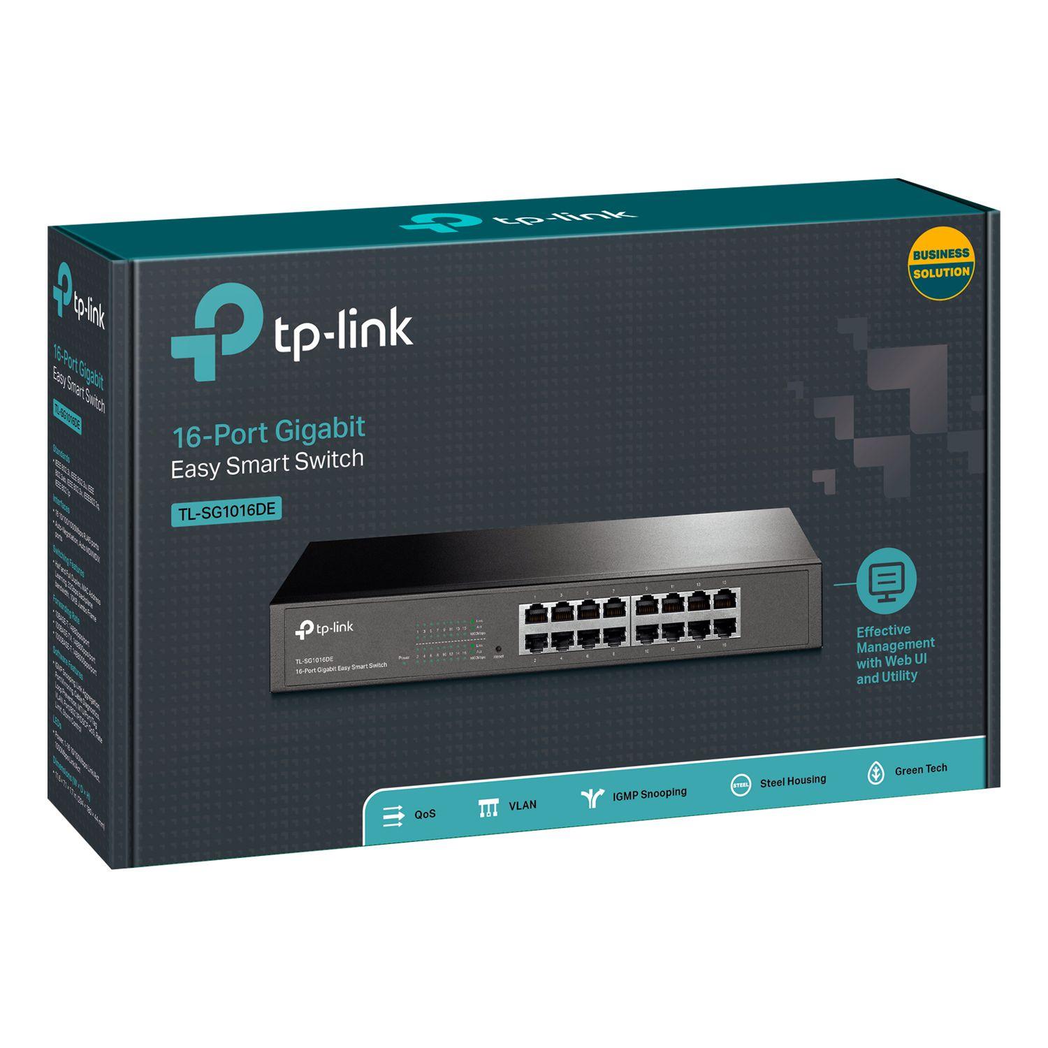 SWITCH TPLINK TL-SG1016DE 16-PORT GIGABIT EASY SMART-2
