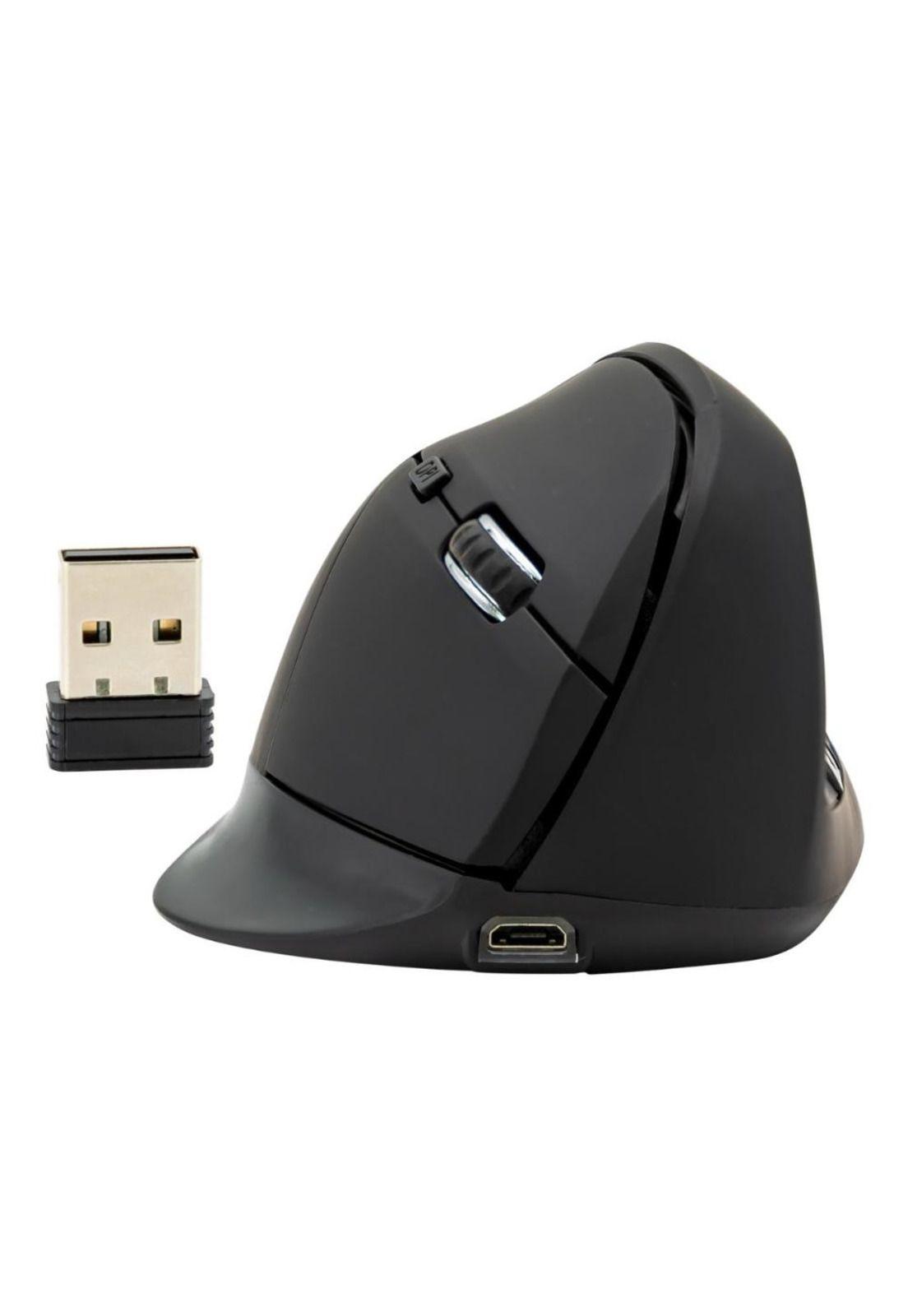 Mouse Inalambrico Philco Vertical Ergonomico 6b 1600dpi Usb-0
