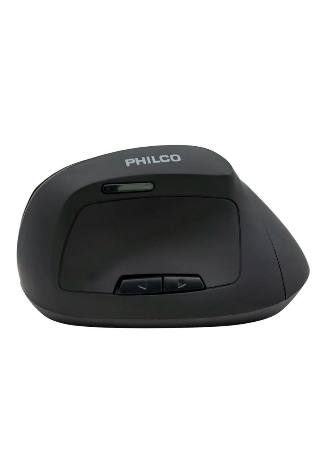 Mouse Inalambrico Philco Vertical Ergonomico 6b 1600dpi Usb-1