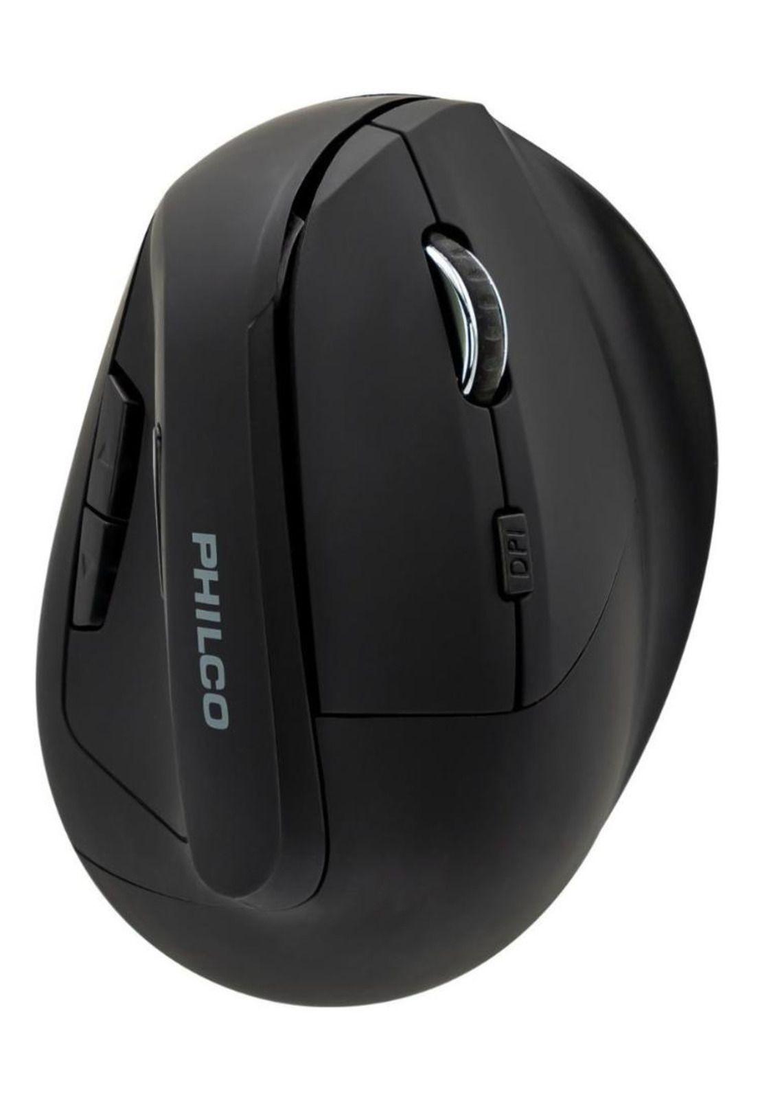 Mouse Inalambrico Philco Vertical Ergonomico 6b 1600dpi Usb-3