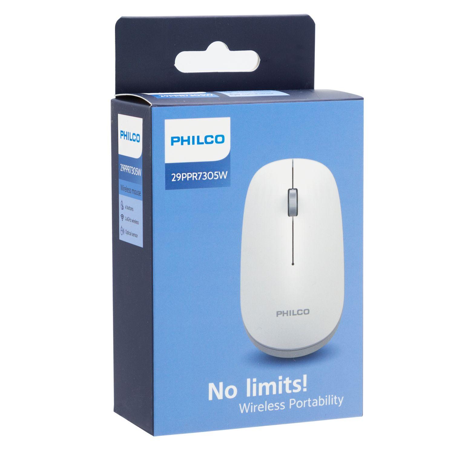 Mouse inalámbrico Philco Pro SPK7305 blanco Open Box-4