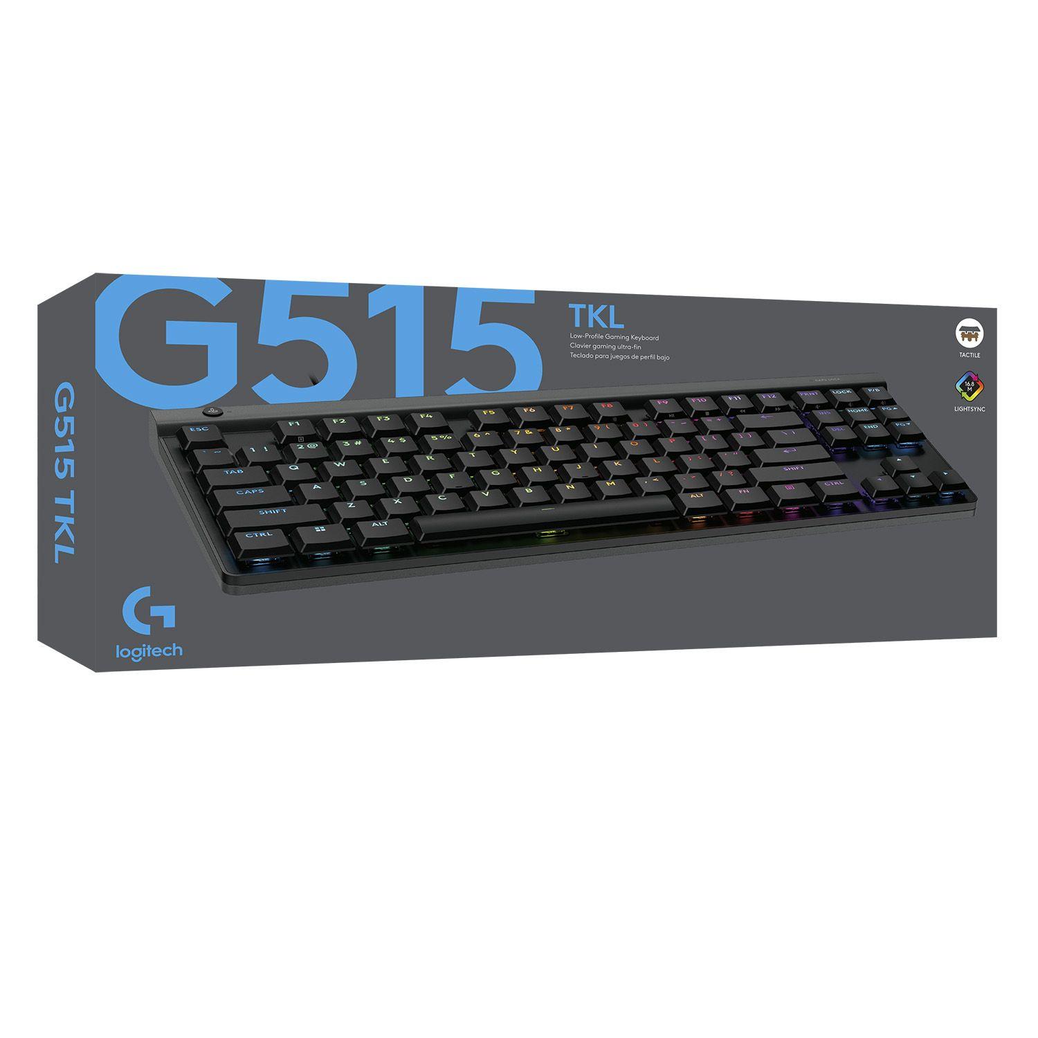 Teclado Gamer Con Cable Logitech G515 Tkl, Negro Inglés-4