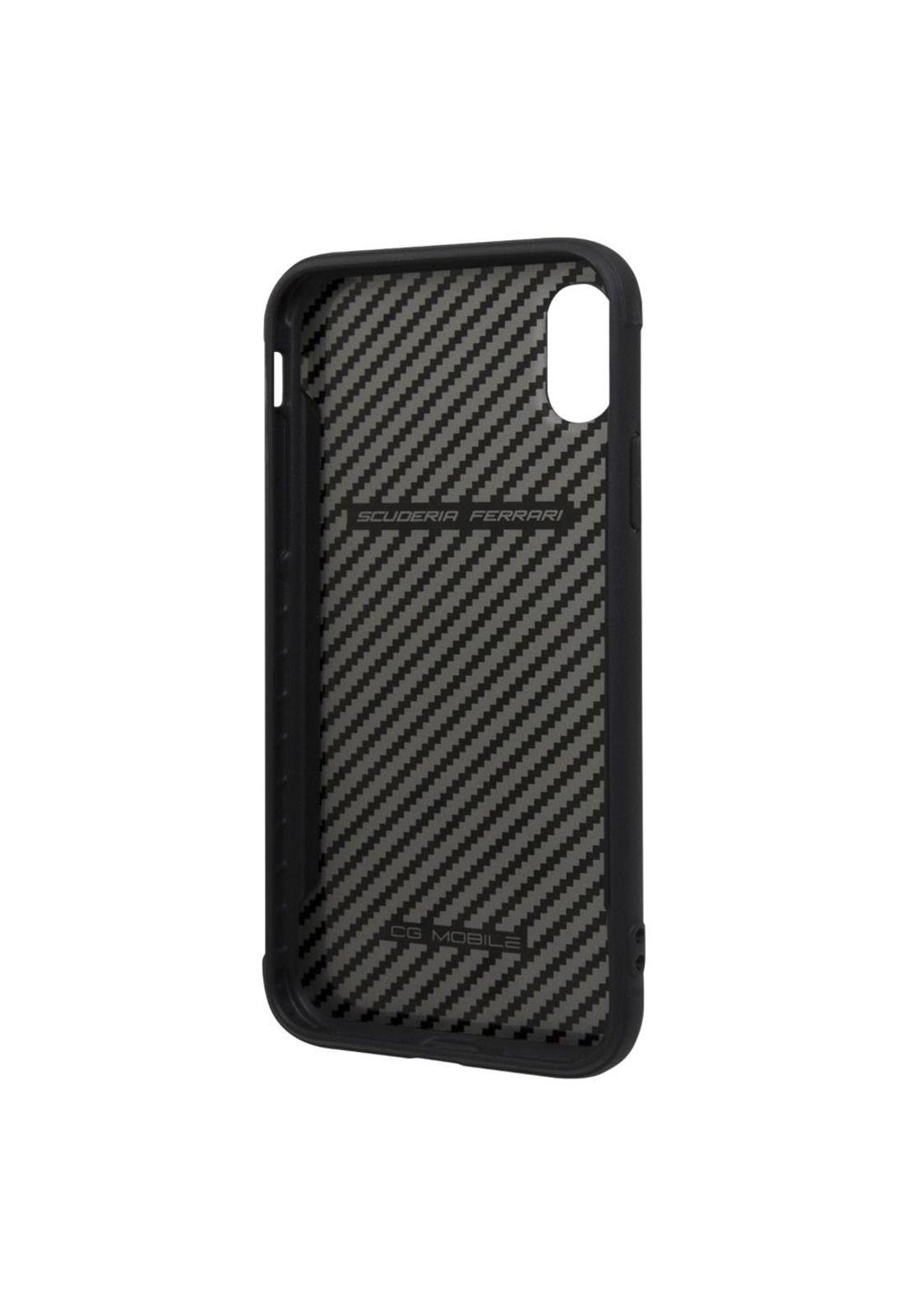 CARCASA FERRARI P/IPHONE XR NEGRA FESPCHCI61CBBK-2