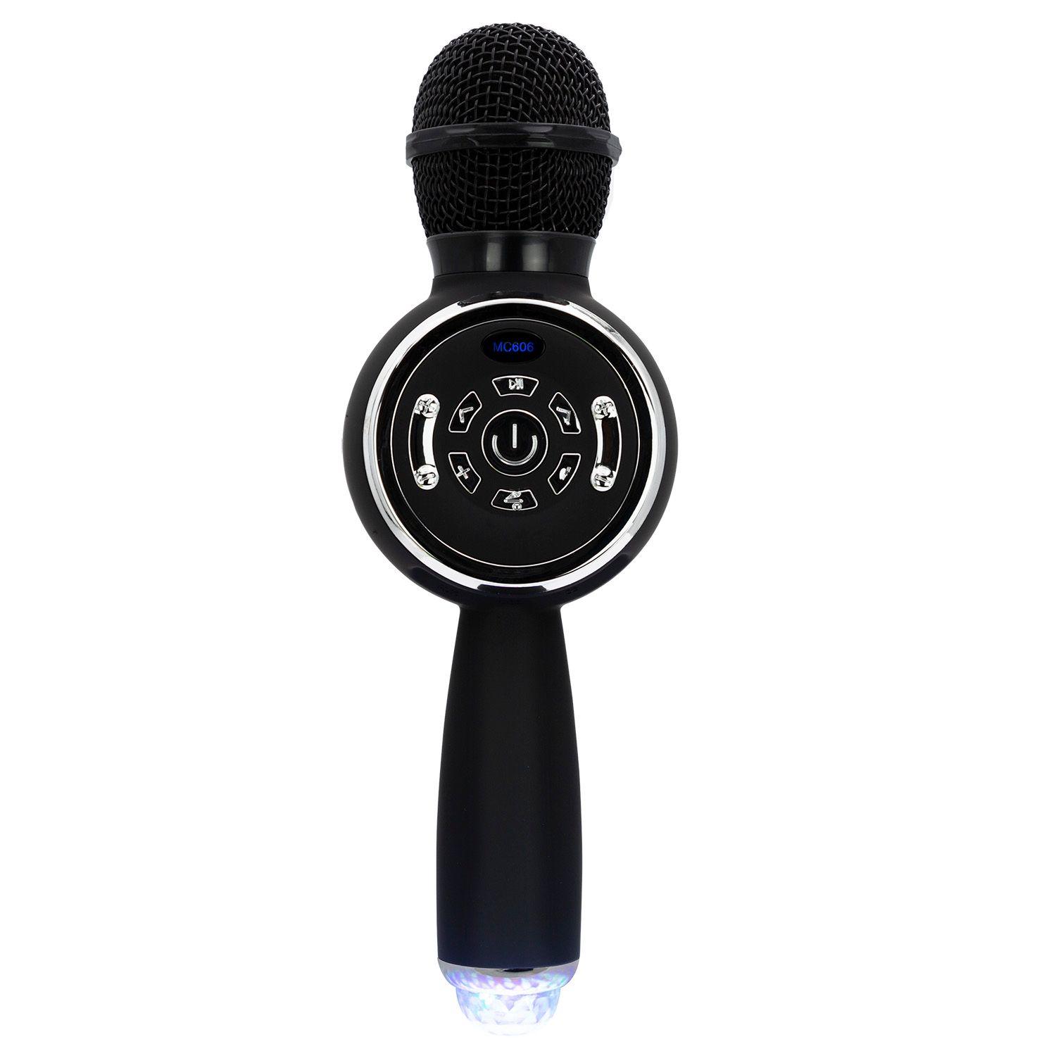 Micrófono Karaoke TWS RGB Negro Open Box-0