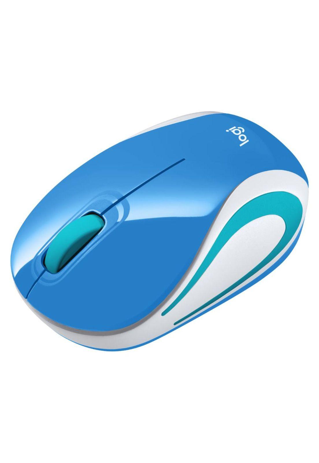 910-005360 MOUSE MINI LOGITECH INALAM M187 REFRESH AZUL-3