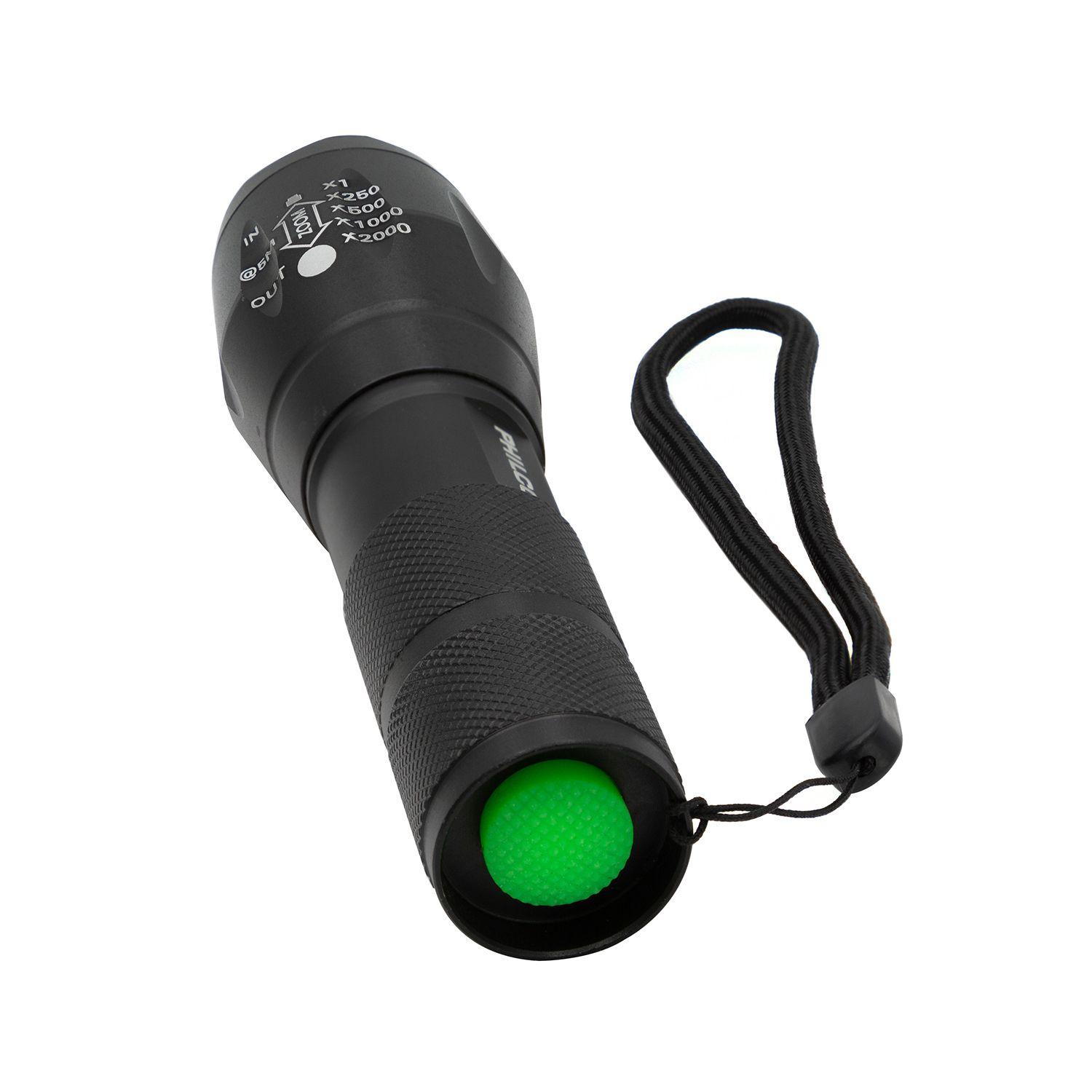 LINTERNA LED PHILCO CREE T6 SW150 COLOR DE LA LINTERNA NEGRO COLOR DE LA LUZ BLANCO Open box-6