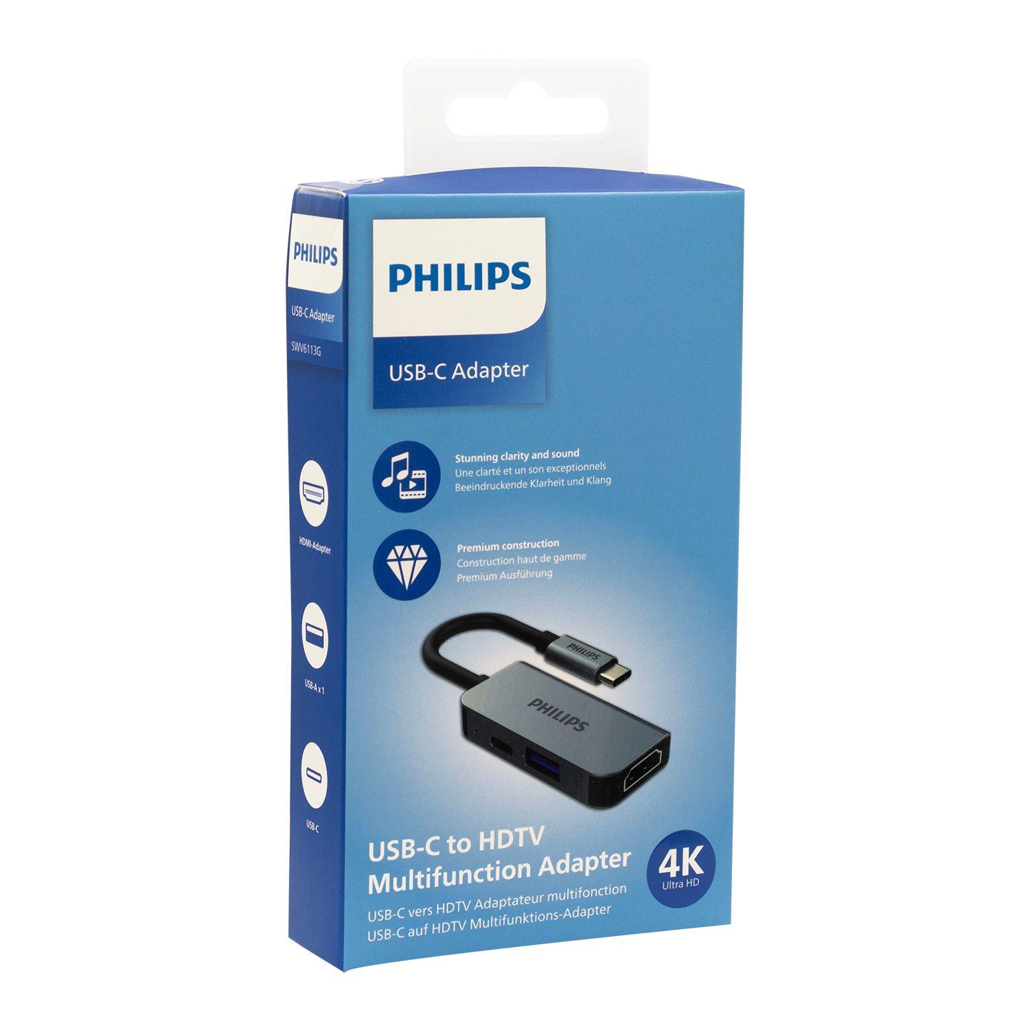 HUB C A HDMI + USB + PD, 3 EN 1-2