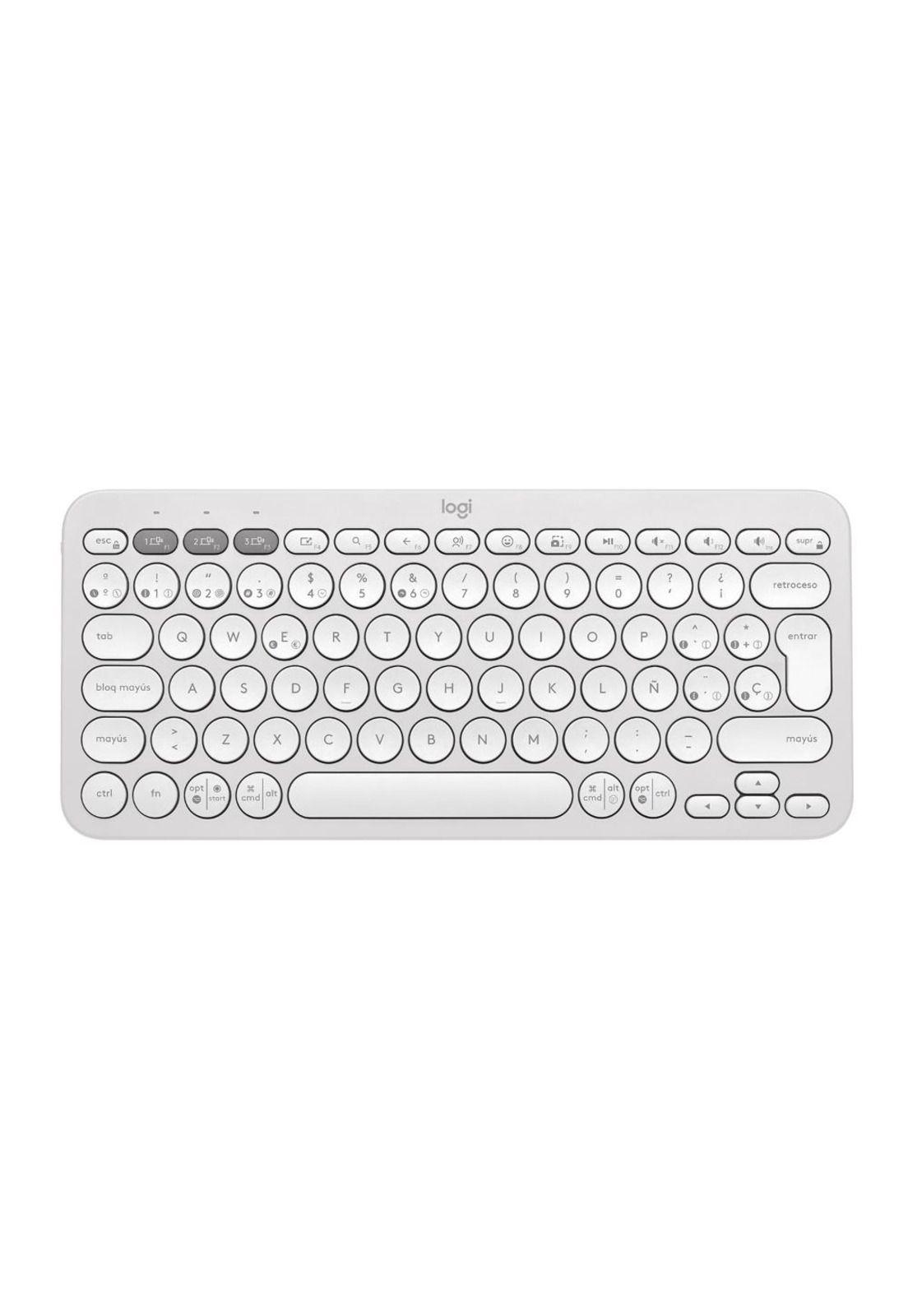 TECLADO PEBBLE 2 K380 BLANCO-2
