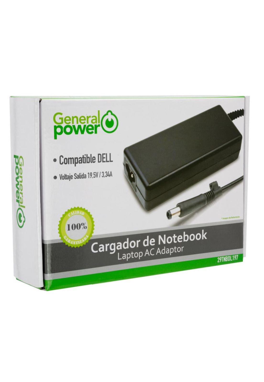 CARGADOR NOTEBOOK DELL PA-12 19.5V /3.34A,7,4*5,0MM-3