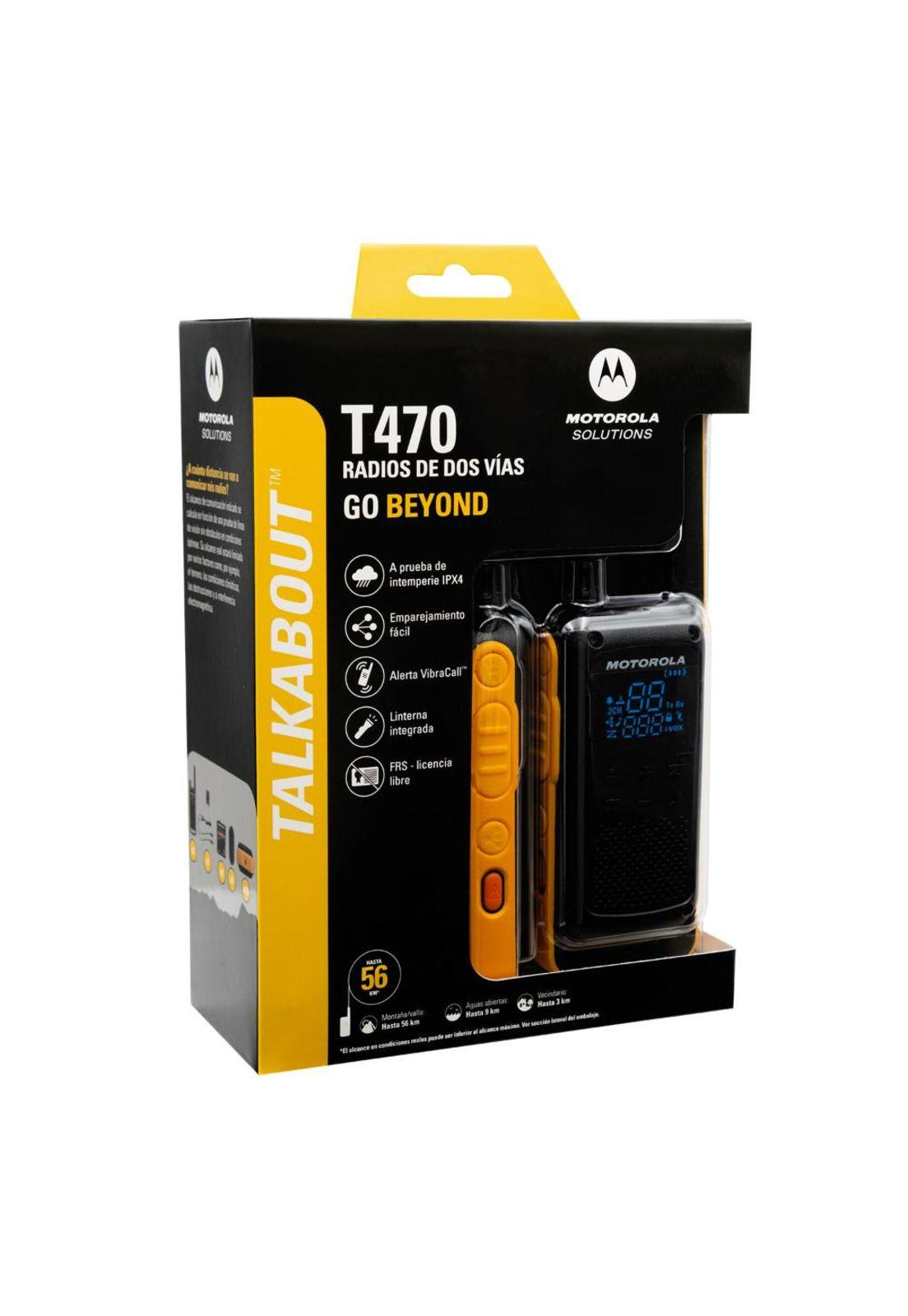 KIT 2 RADIOS MOTOROLA 35 MILLAS T470-0