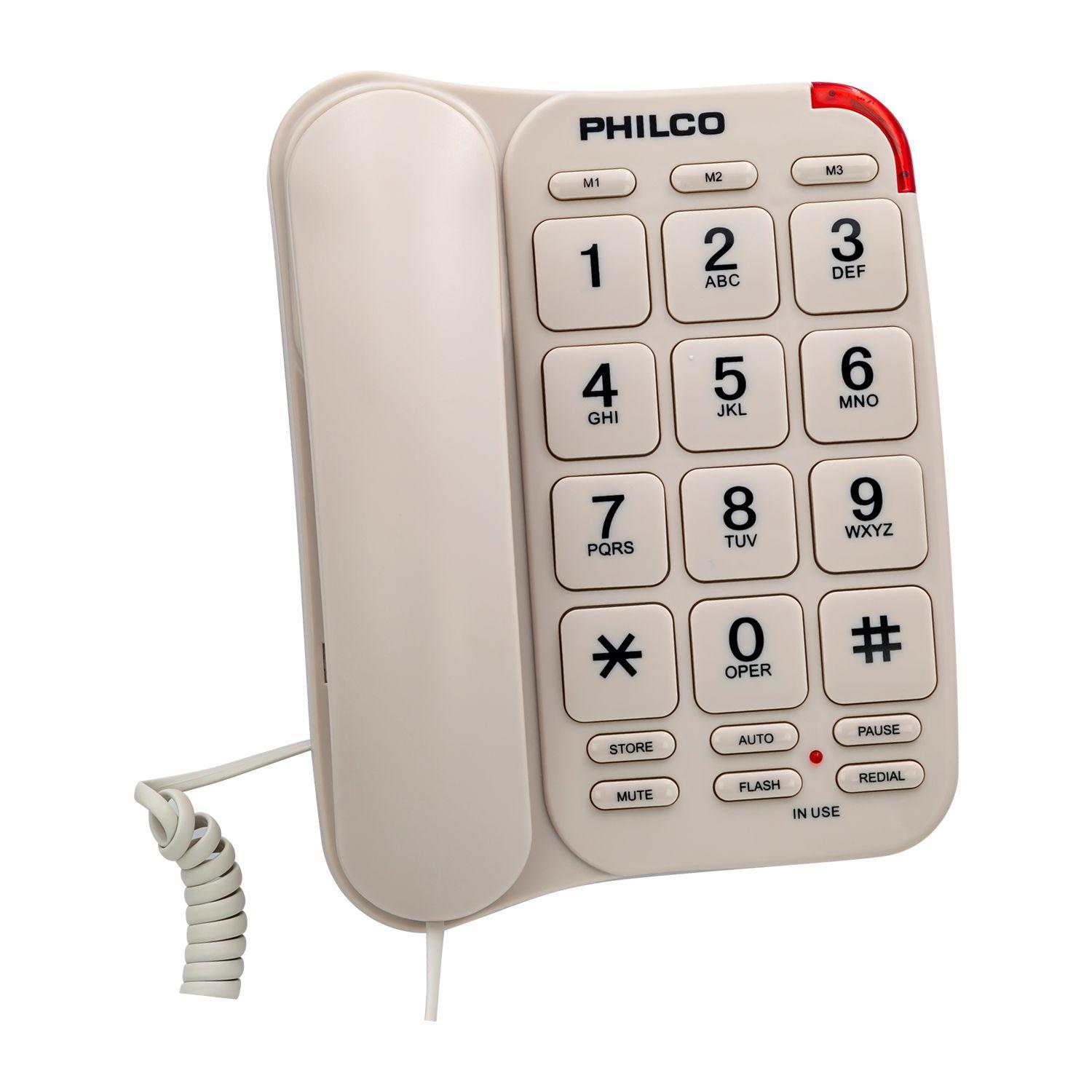 TELÉFONO FIJO PHILCO SENIOR PHONE-2
