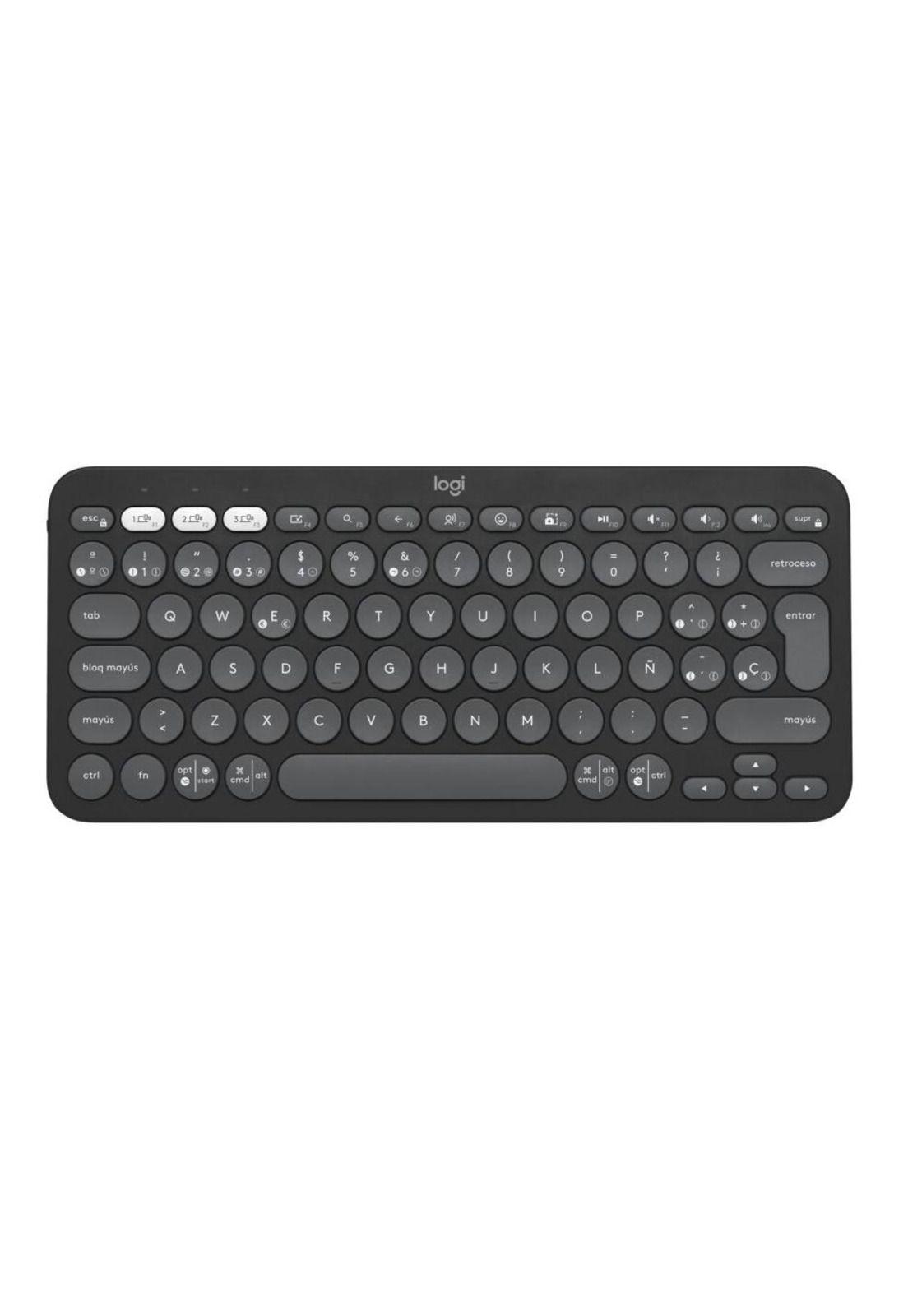 920-011783 TECLADO PEBBLE 2 K380 GRAFITO-2