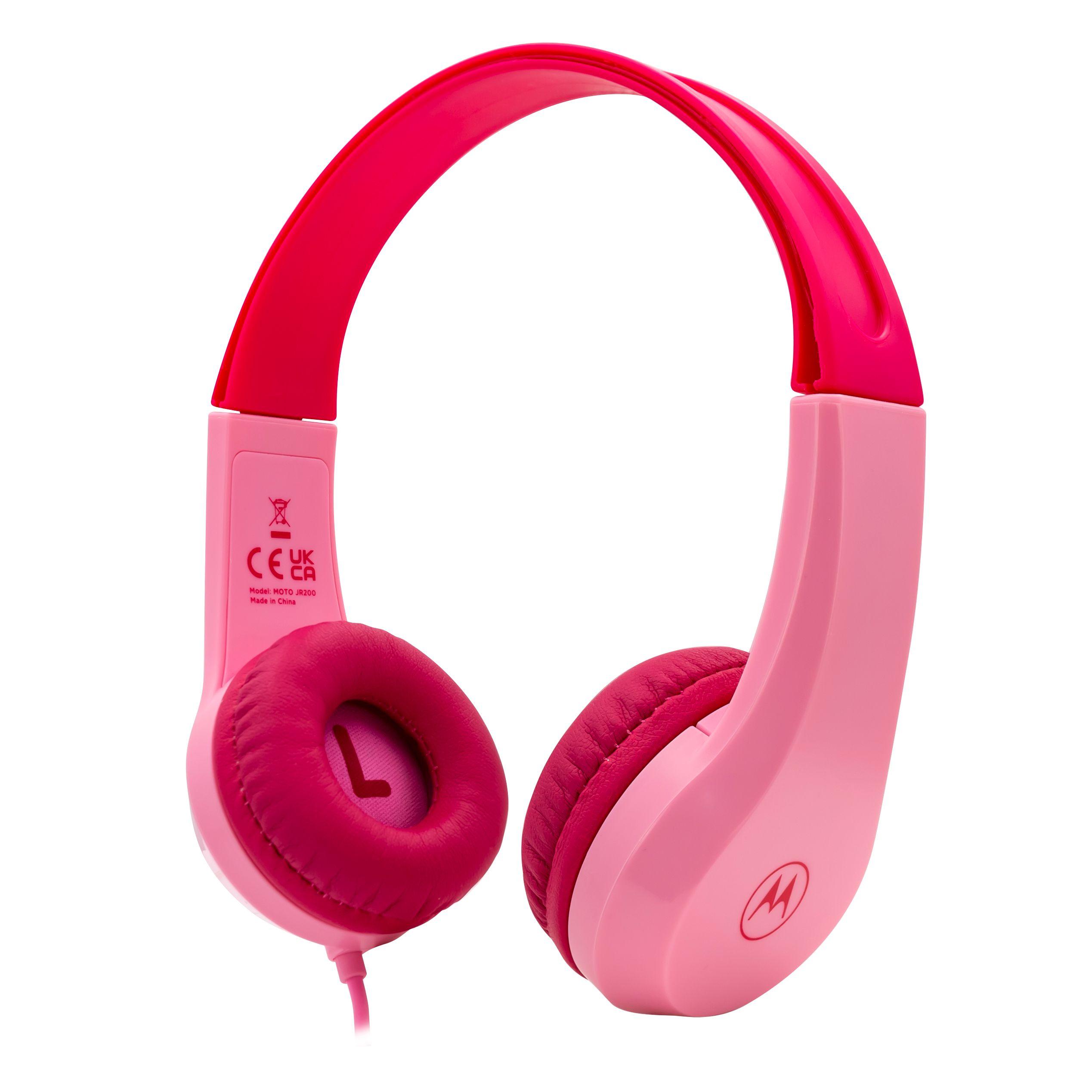 Audífono Motorola Jr 200 con Cable Rosado Open Box-1
