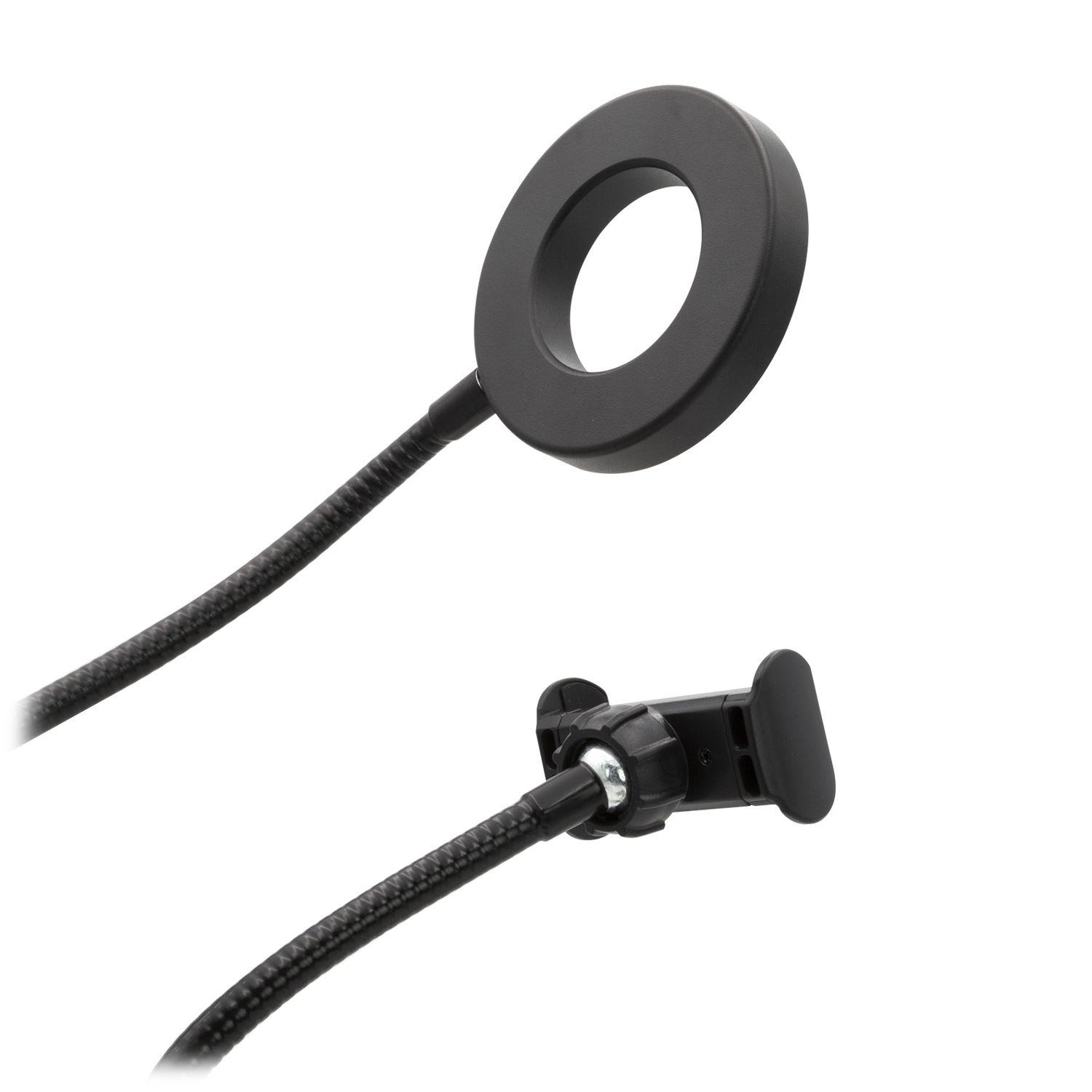 SOPORTE TIPO CLIP PARA SMARTPHONE CON ARO DE LUZ Open box-6