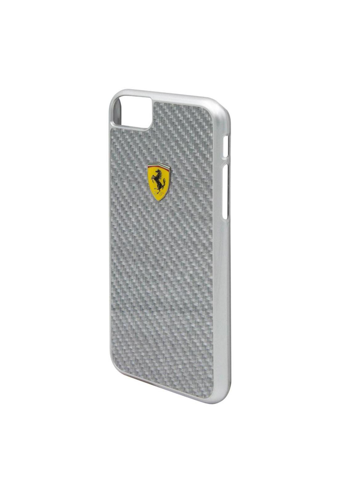 CARCASA FERRARI P/IPHONE 7/8 SILVER FERCAHCP7SI-3