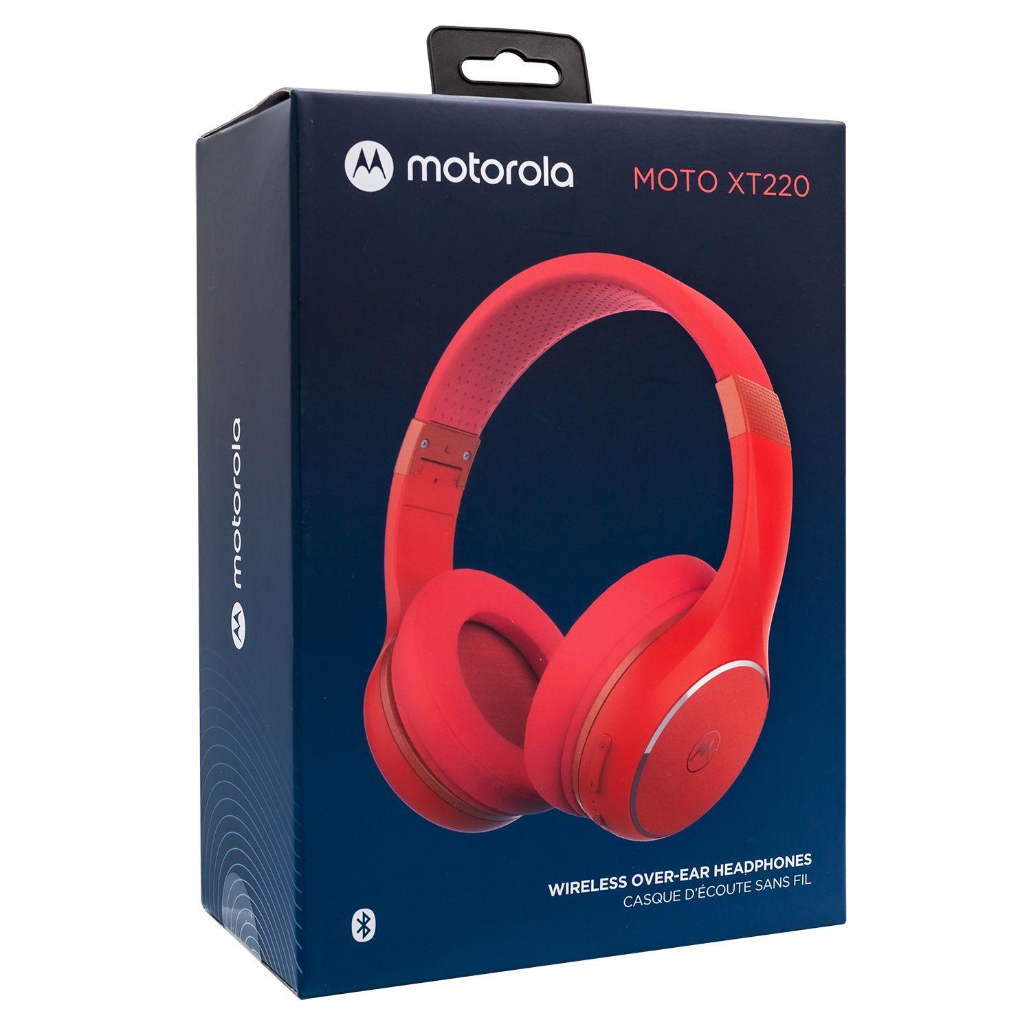 AUDIFONO MOTOROLA BLUETOOTH XT 220 ROJO-2