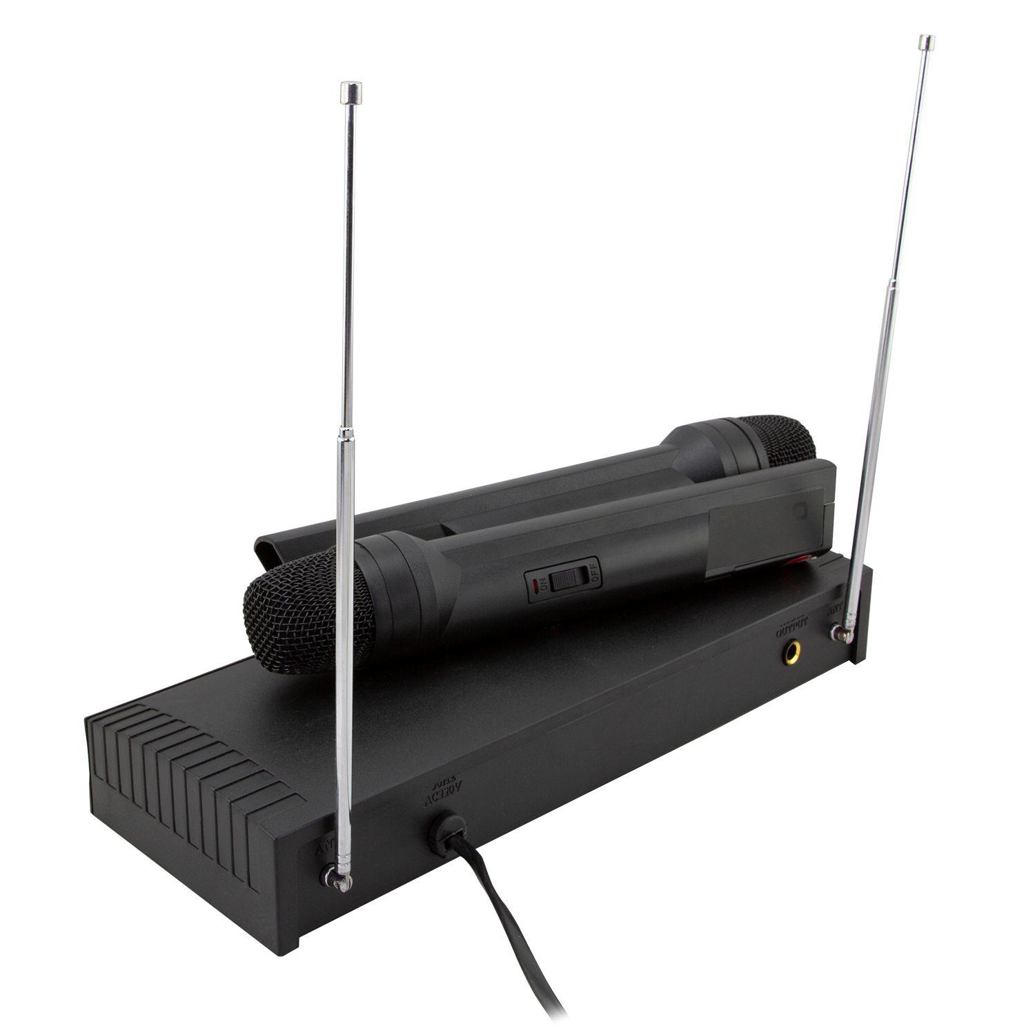 MICROFONOS INALAMBRICOS VHF FM WM570 PHILCO Open box-4