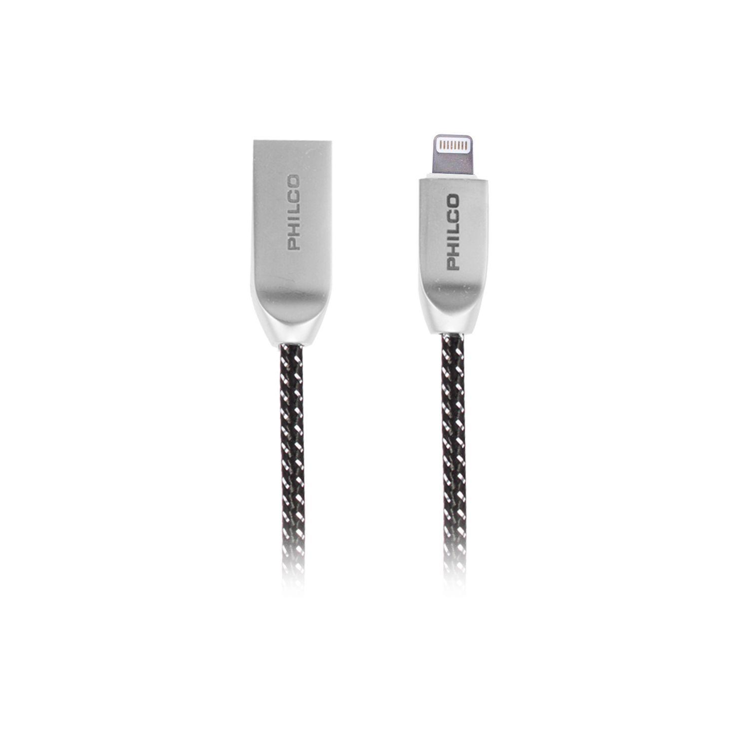 CABLE DE CARGA 3.0 Y DATOS 1MT IPHONE PHILCO-2
