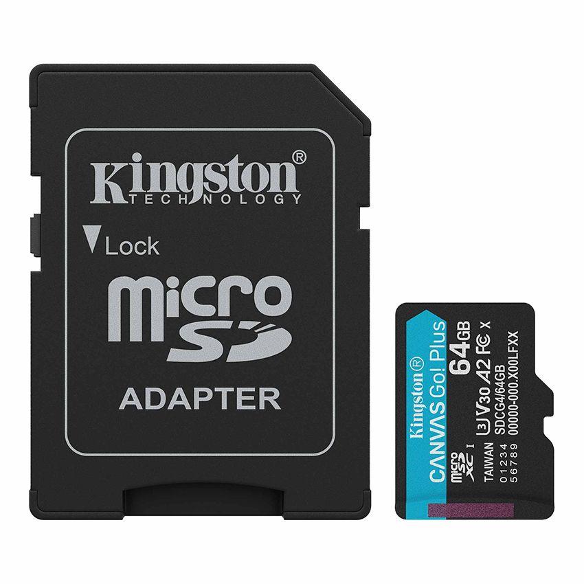 Tarjeta microSDXC Kingston Canvas Go! Plus Gen 4 64GB (200 MB/s, A2, U3, V30)-2