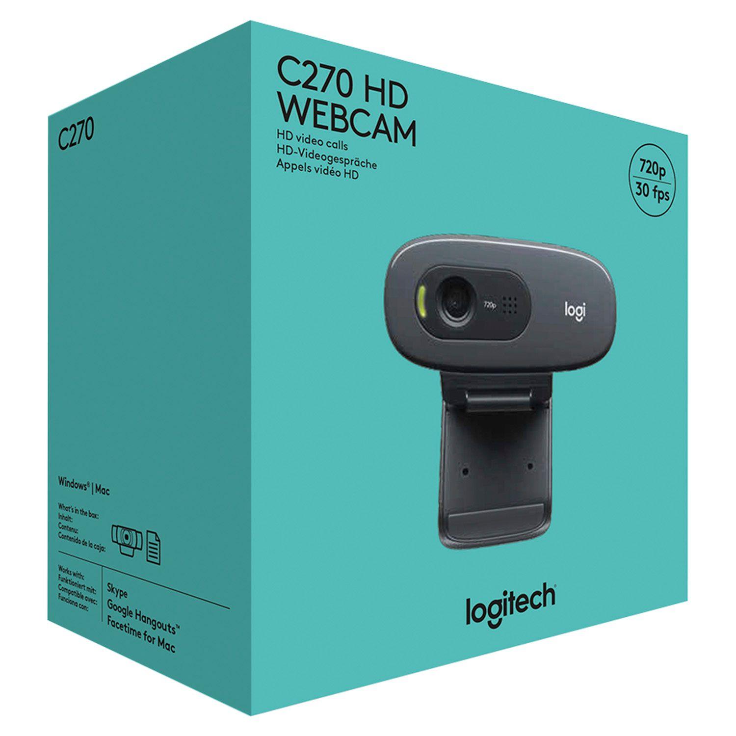 Webcam Logitech Hd C270 Open box-5