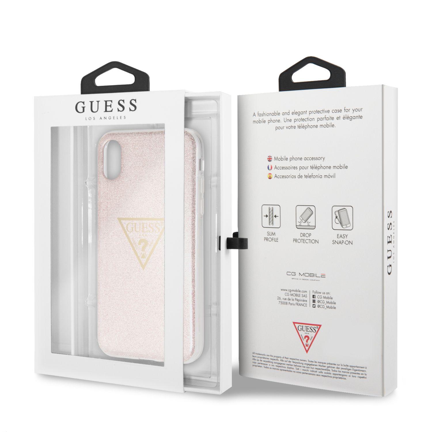 CARCASA GUESS P/IPHONE XR ROSADA GUHCI61SGTLPI-6