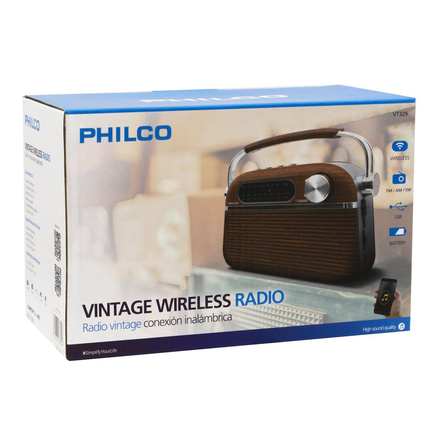 RADIO VINTAGE BT PHILCO VT329-0