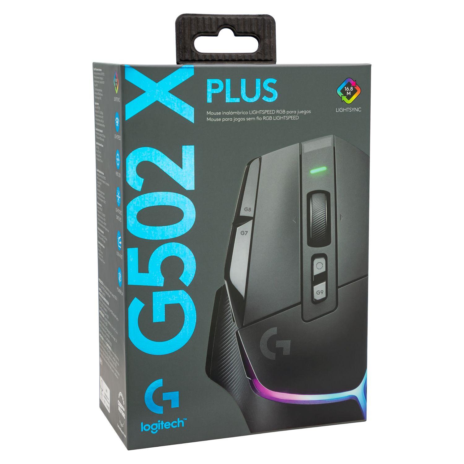 Mouse Gaming G502 X Plus Wireless Black-5