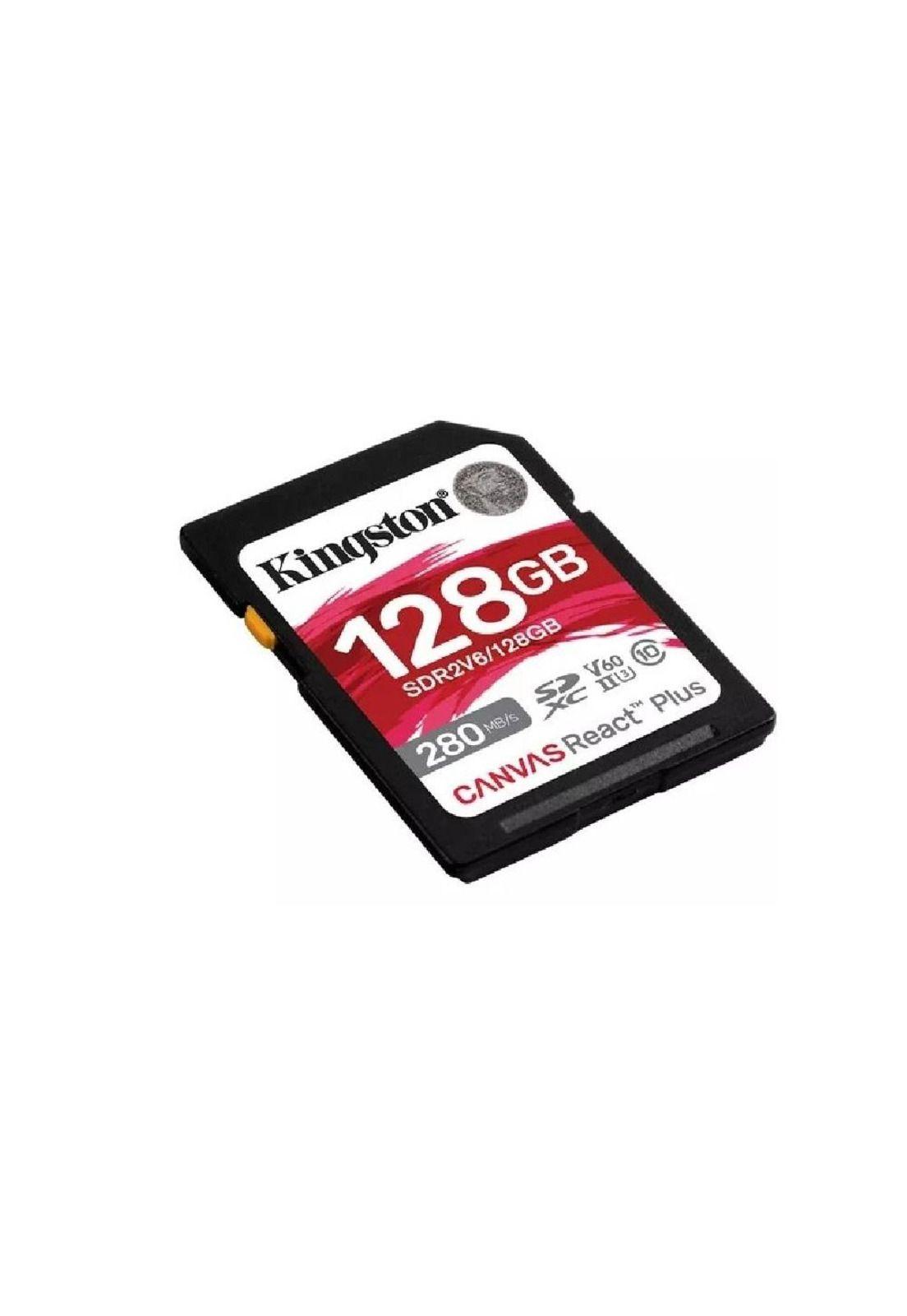 Tarjeta de Memoria SD Kingston Canvas React Plus V60 128GB-0