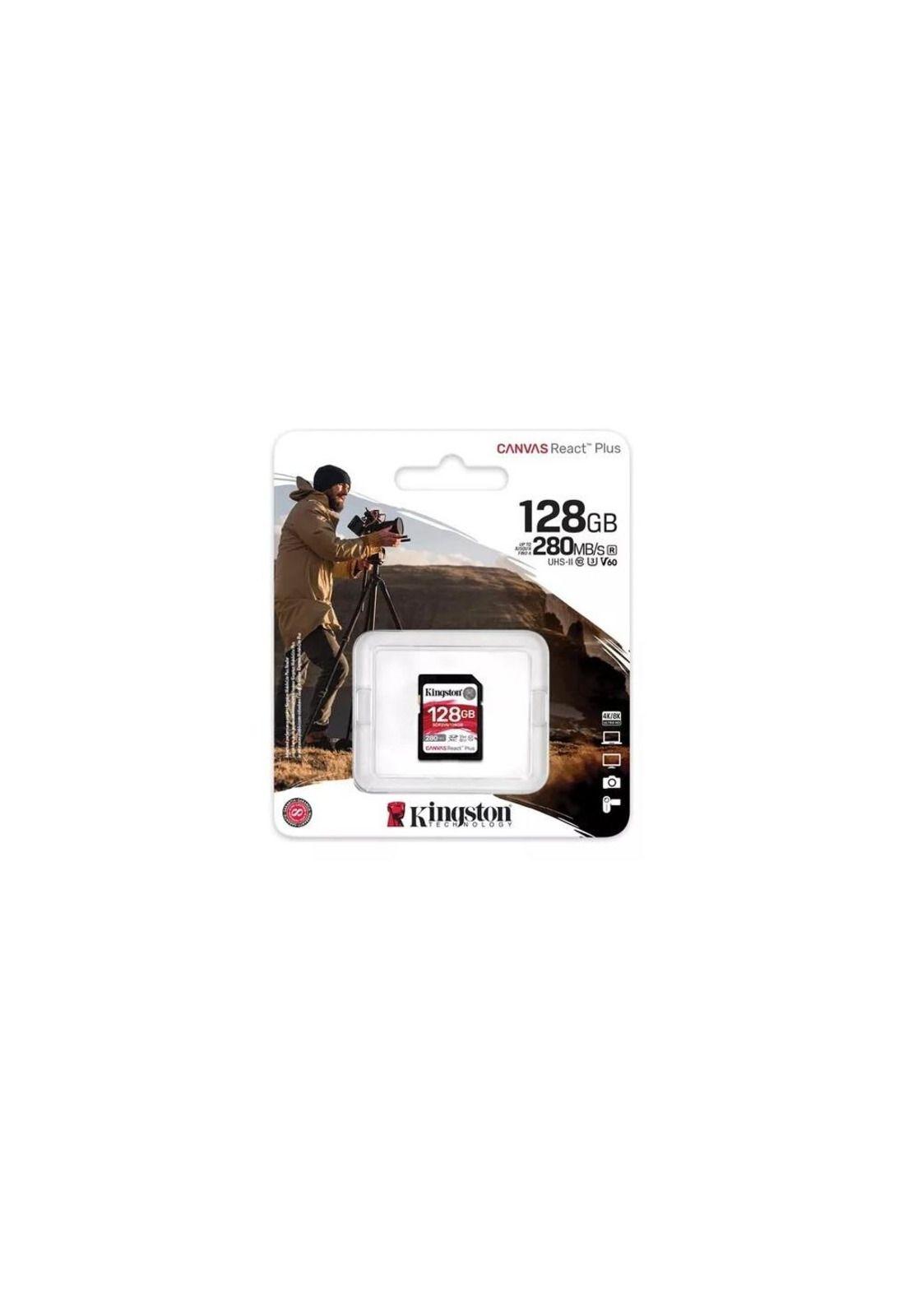 Tarjeta de Memoria SD Kingston Canvas React Plus V60 128GB-1