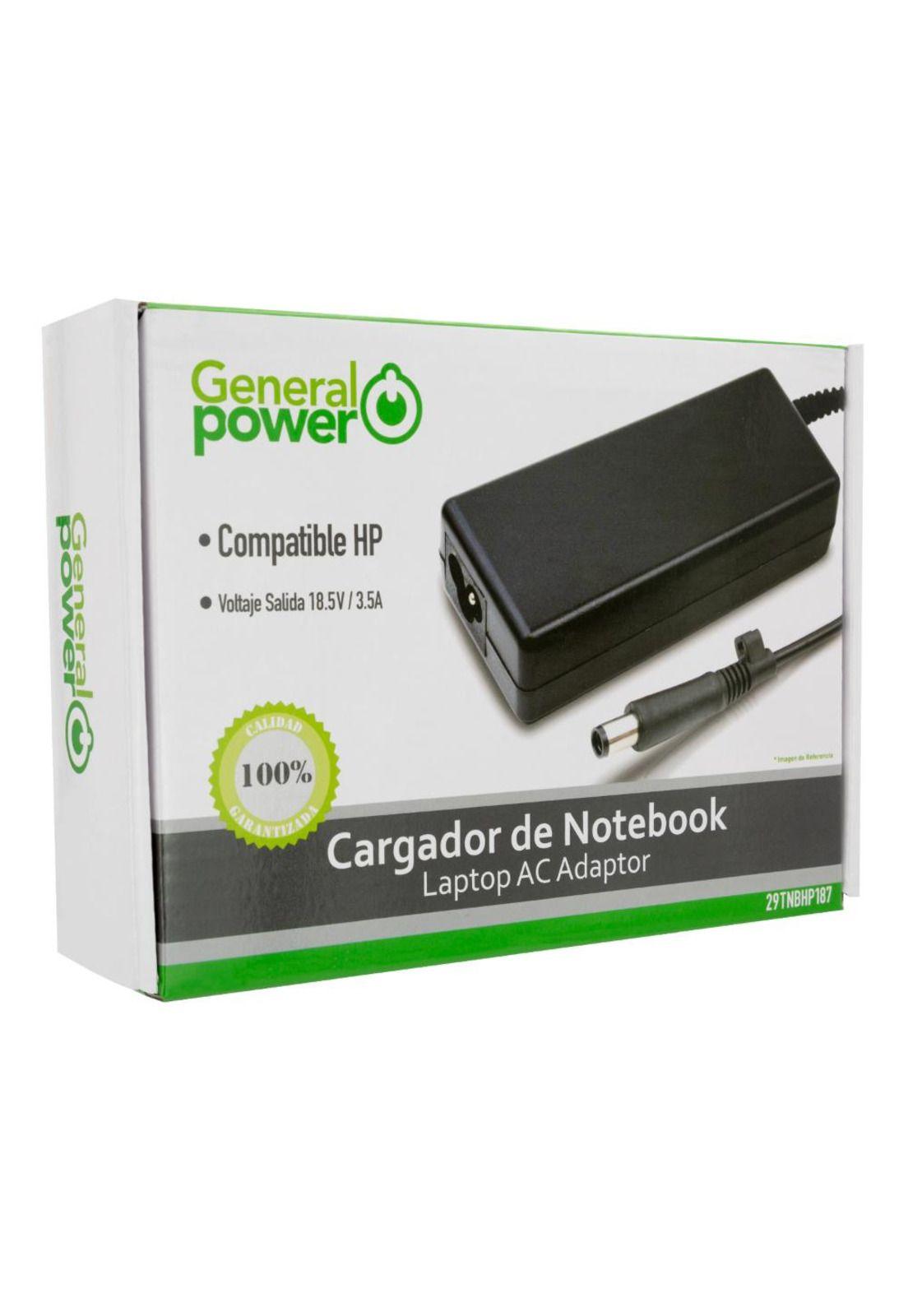 CARGADOR NOTEBOOK COMPATIBLE CON HP 18.5V-4