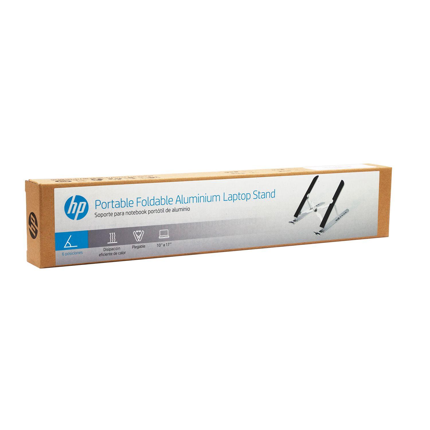 SOPORTE NEGRO HP PARA LAPTOP - ERGONÓMICO Y RESISTENTE-2