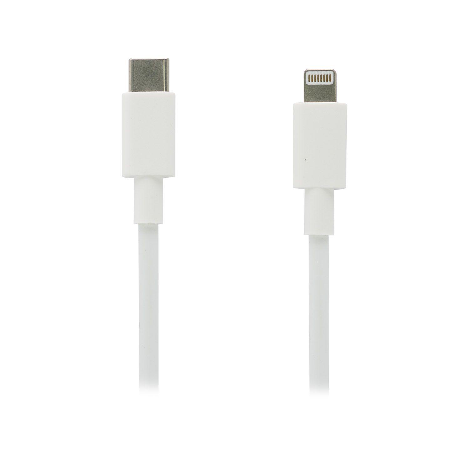 CABLE USB-C A COMPATIBLE CON LIGHTNING 27W BLANCO-2
