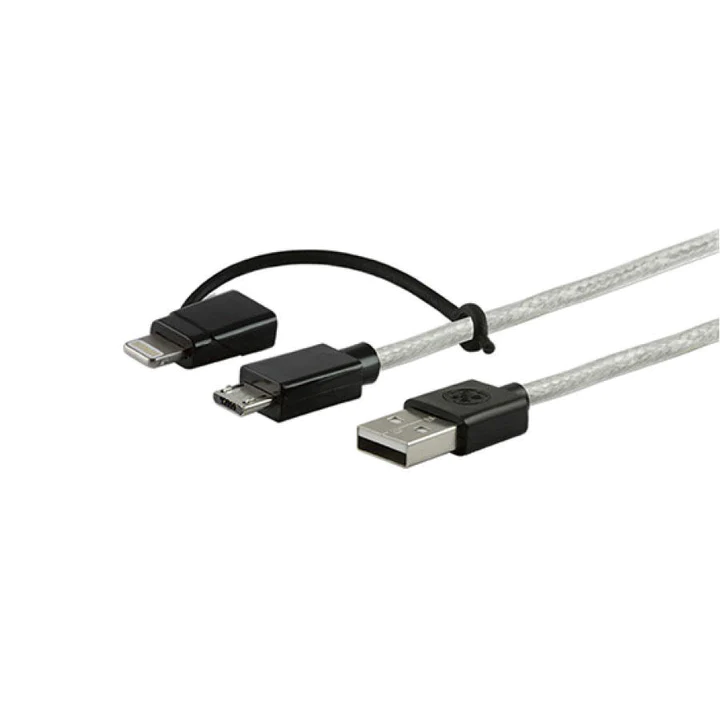 CABLE 2 EN 1 MICRO USB CON ADAPTADOR LIGHTNING 1,80 M-2