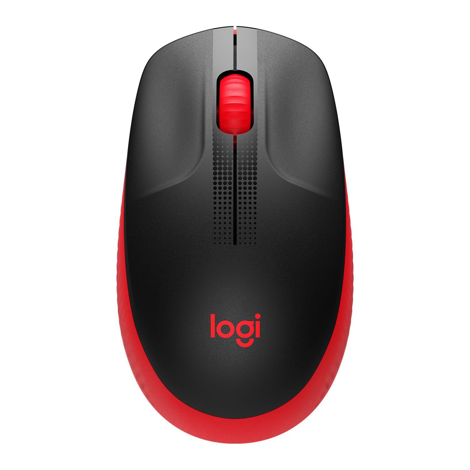 MOUSE WIRELESS MOUSE M190 ROJO-0