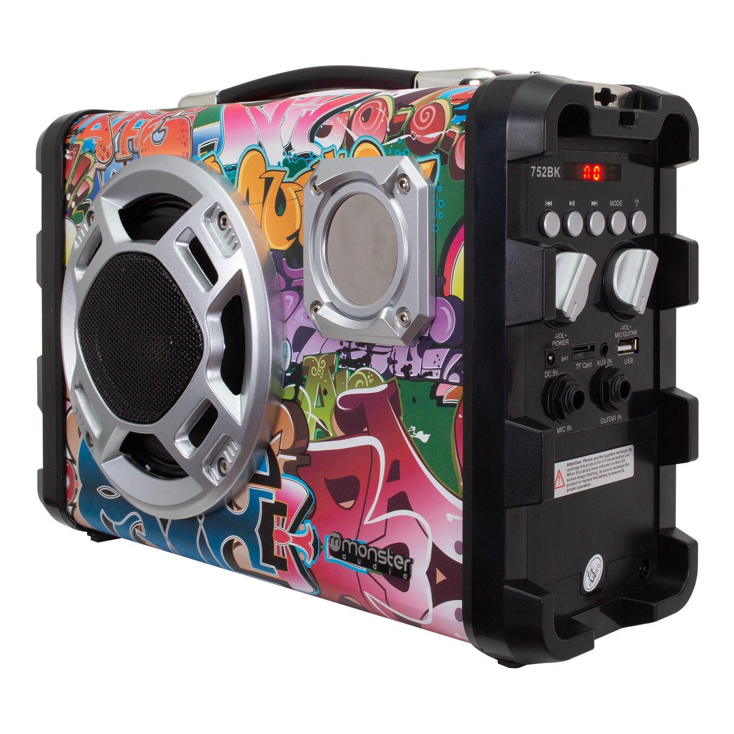 MX752BK PARLANTE KARAOKE BT MONSTER-0