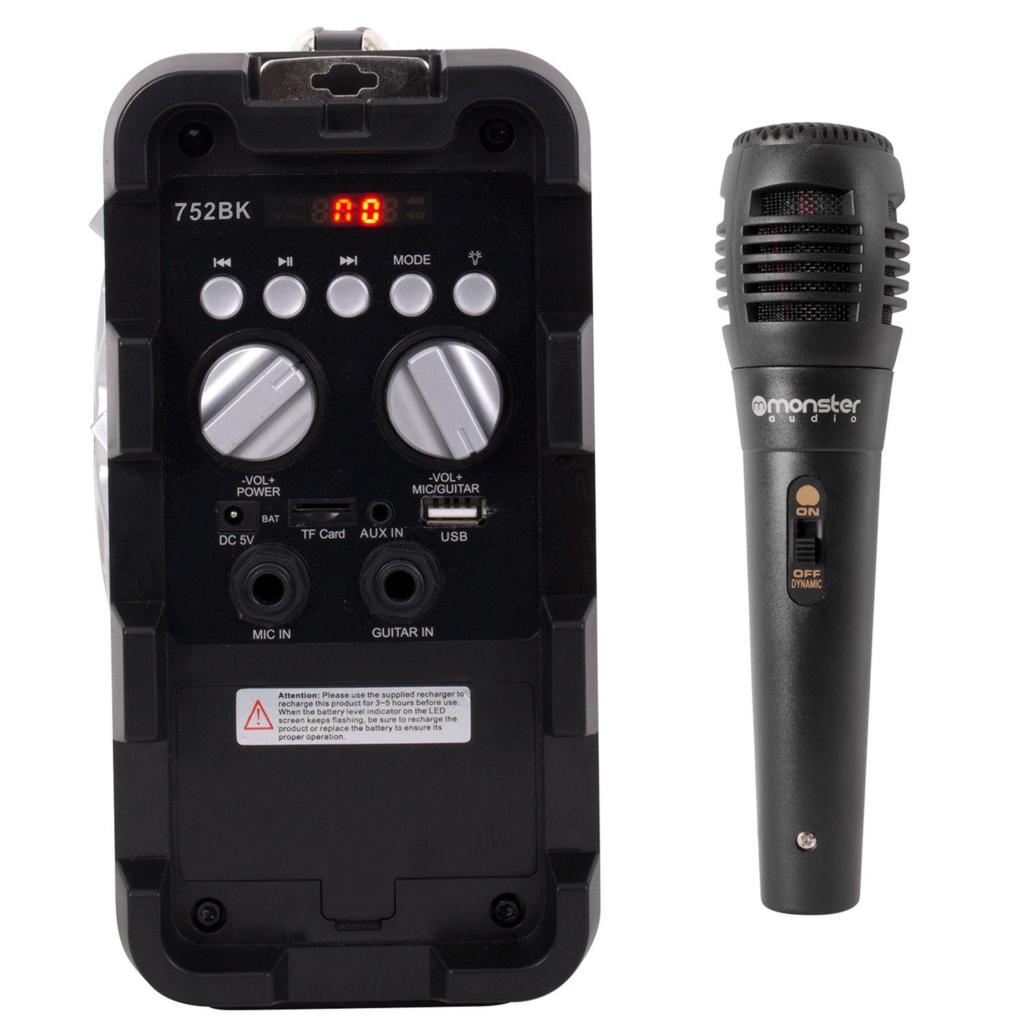 MX752BK PARLANTE KARAOKE BT MONSTER-2