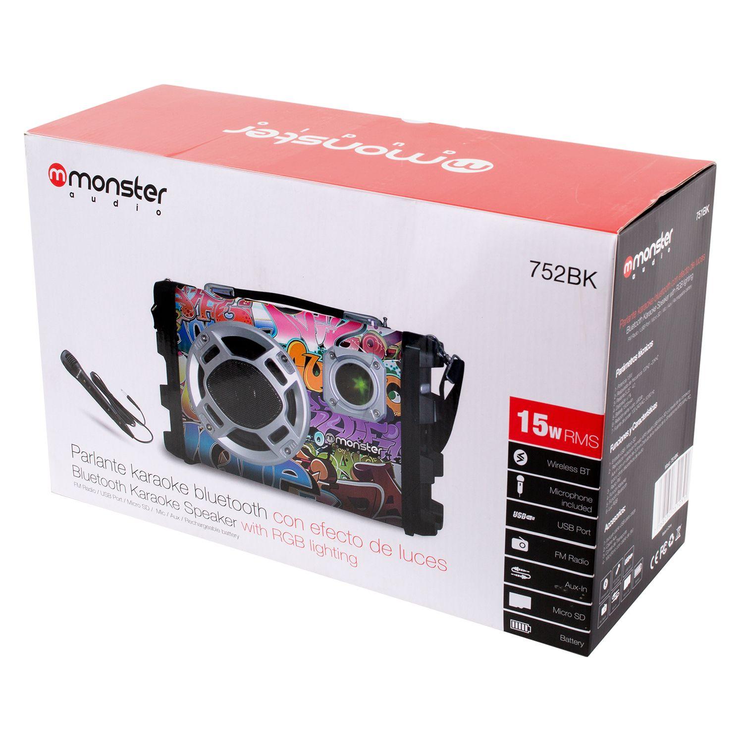 MX752BK PARLANTE KARAOKE BT MONSTER-3