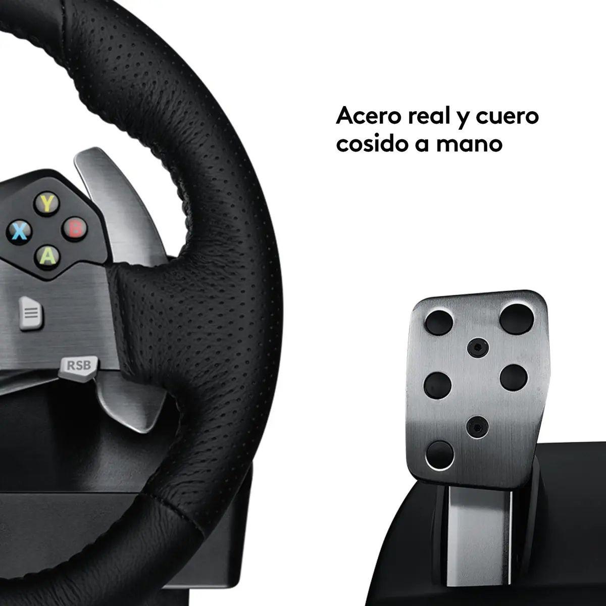 Kit Volante G920 Xbox Pc + Palanca Cambios Negro Com02-2