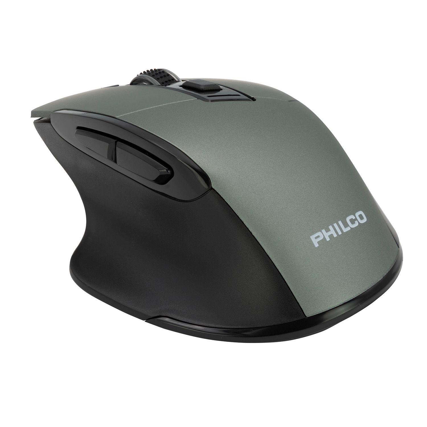 MOUSE INALAMBRICO PHILCO 345 SILVER-3