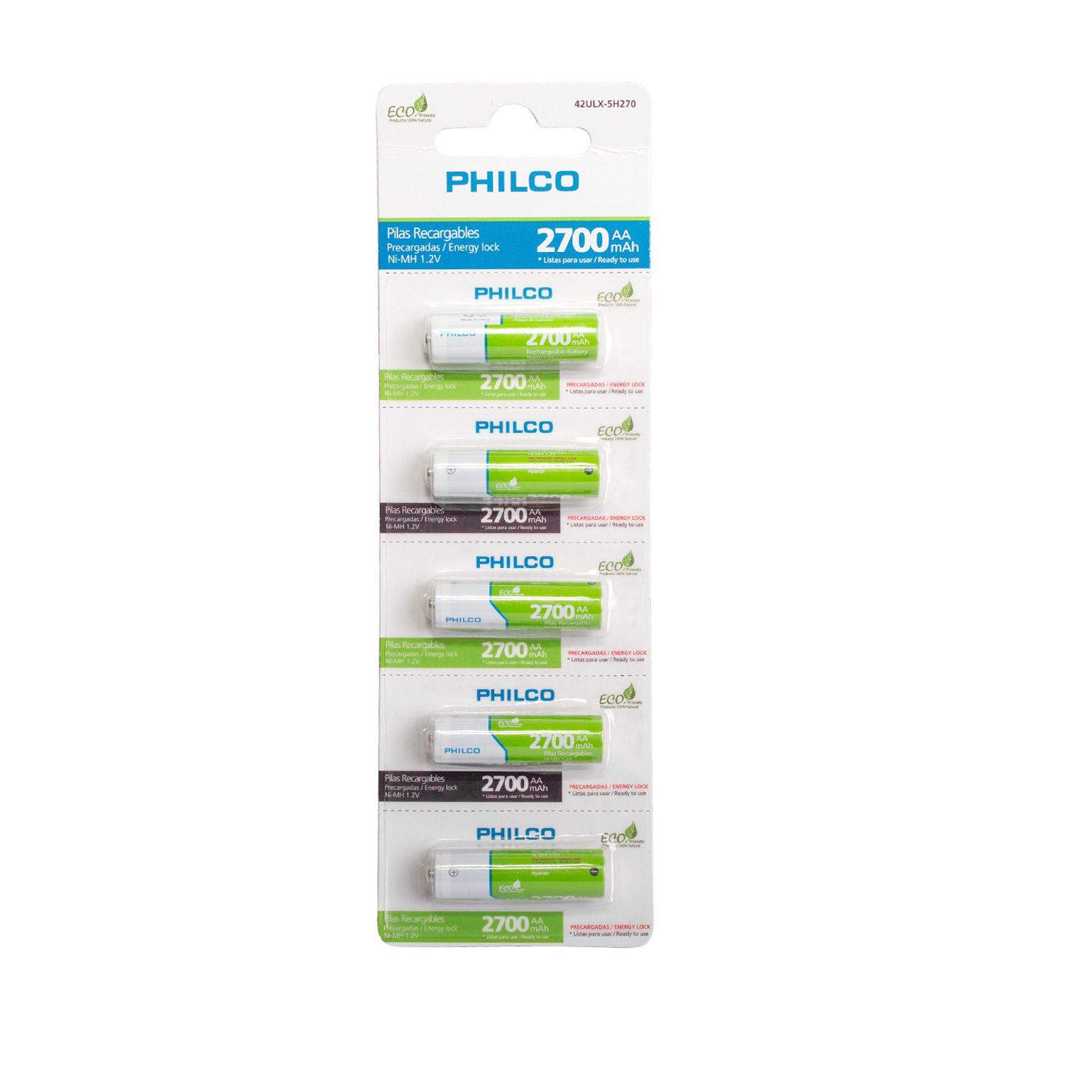 PILAS PRE-CARGADAS  BLISTER 5 PILAS AA  2700 MAH ULTRA-1