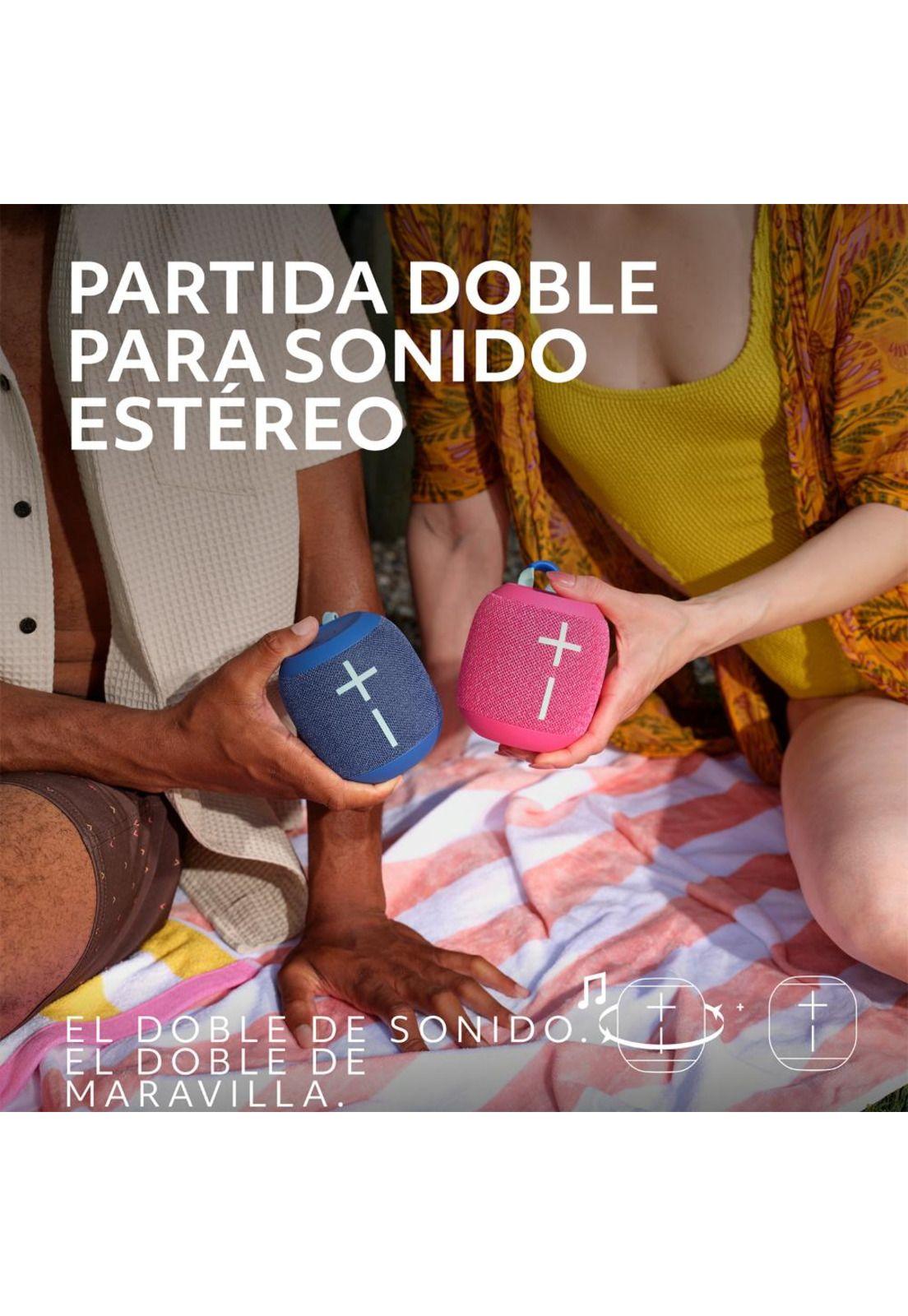 Parlante Logitech Azul Port. Wonderboom 4-7