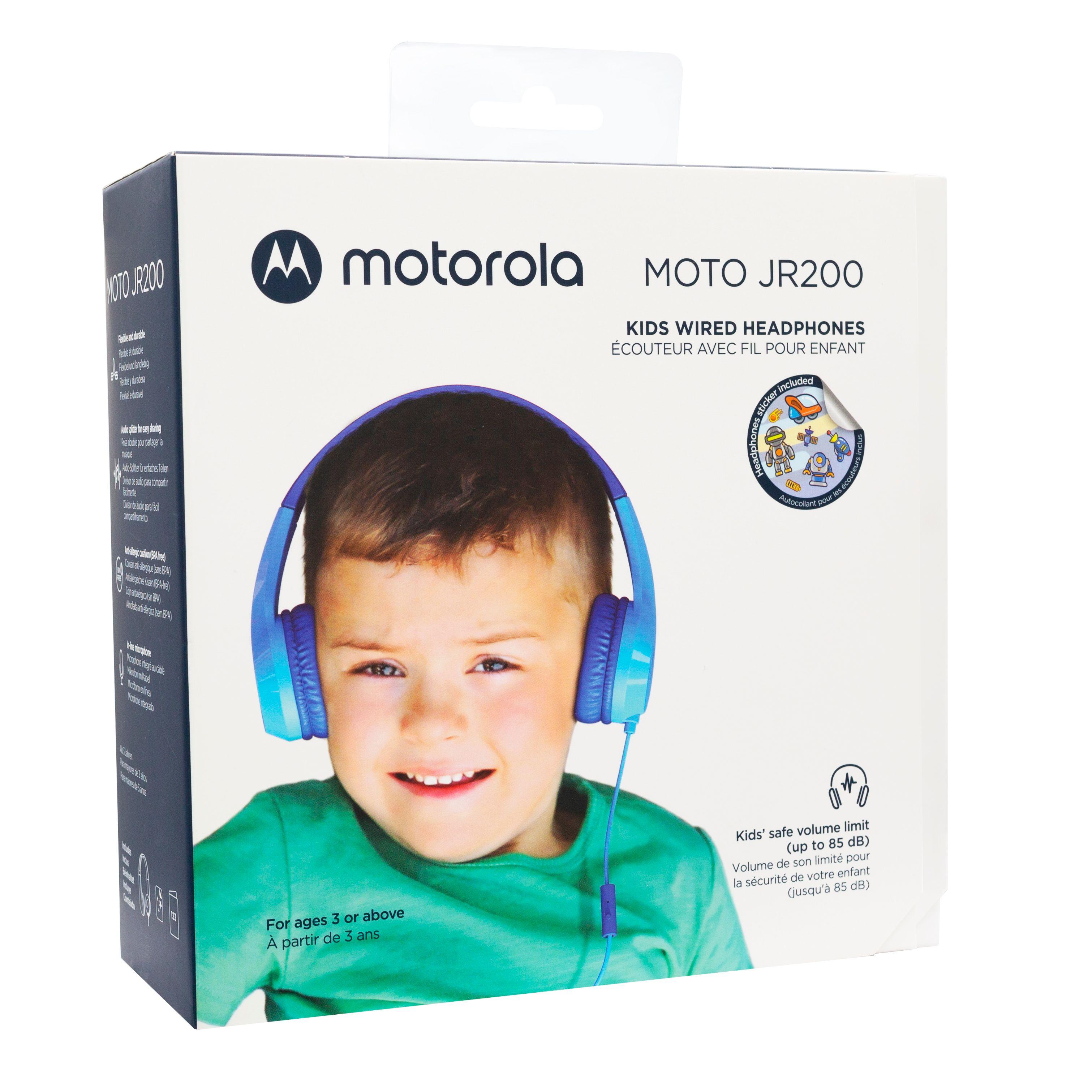 Audifono Para Niño Motorola Jr 200 Con Cable Manos Libres Open box-0