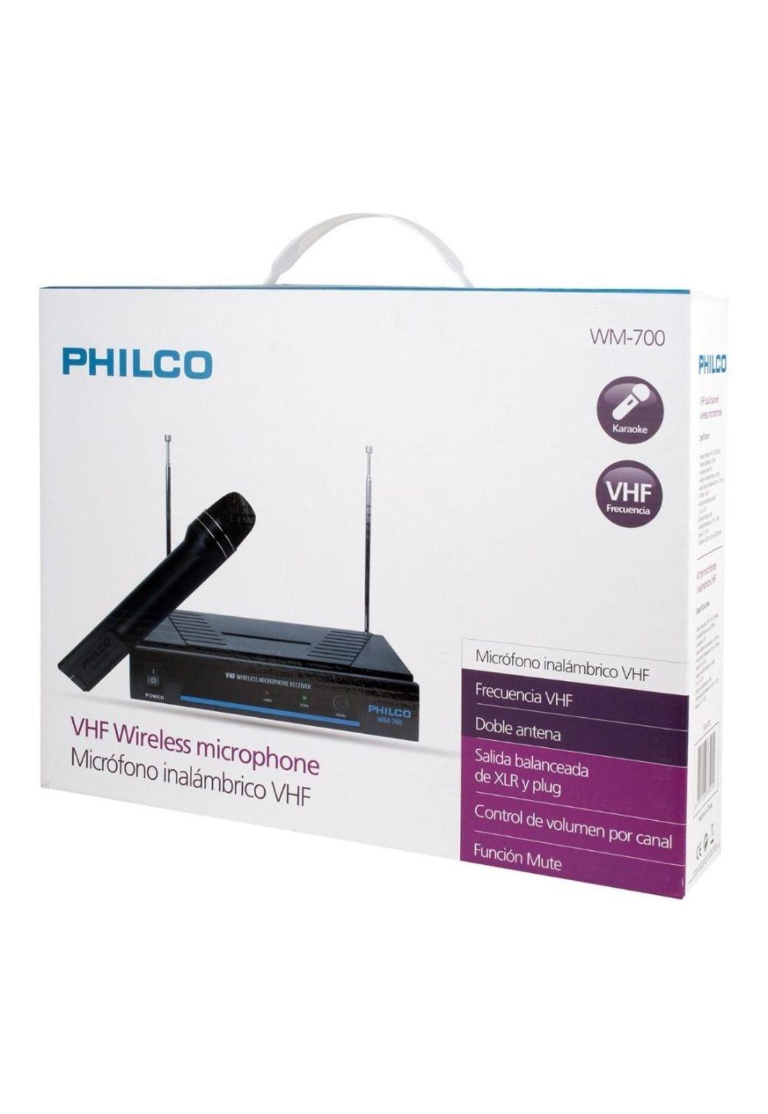Micrófono Inalambrico Vhf Wm700 Philco-3